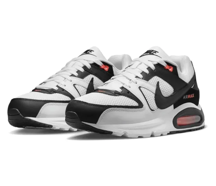 Vibrant Look Nike Air Max Command (White/Back-Max Orange)