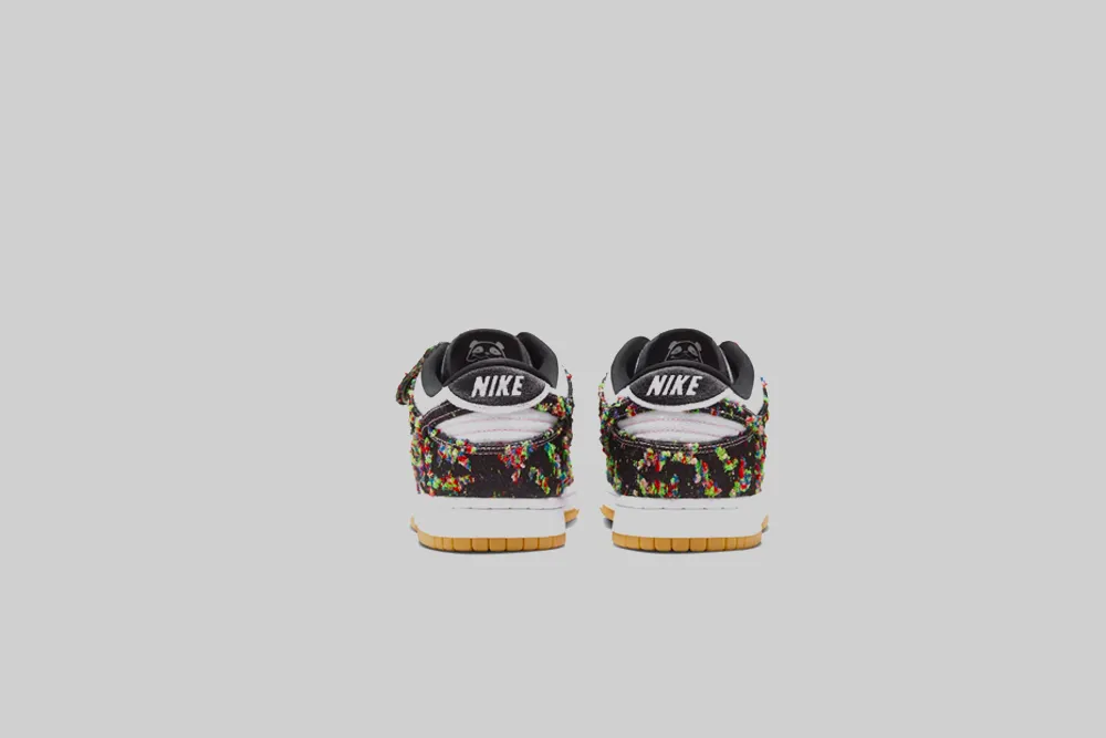 Nike Dunk Low 'White and Gum Yellow' Style Match Stacked Heel