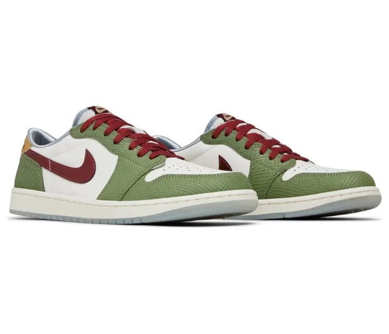 Sculpted cushioning Men??s Nike Air Jordan 1 Retro Low OG (Year Of The Dragon)