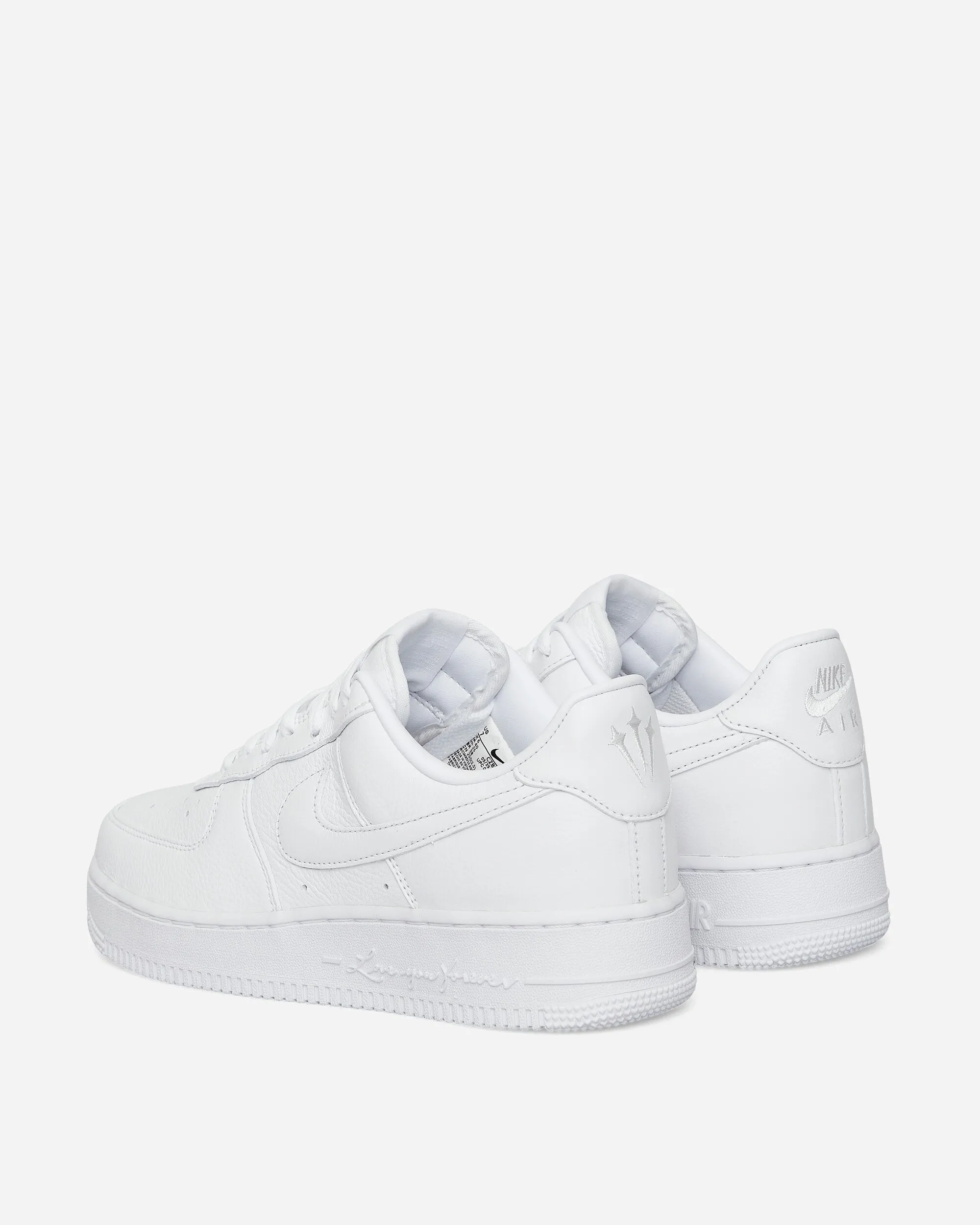 NOCTA Air Force 1 Sneakers White Stabilizing Heel Clip