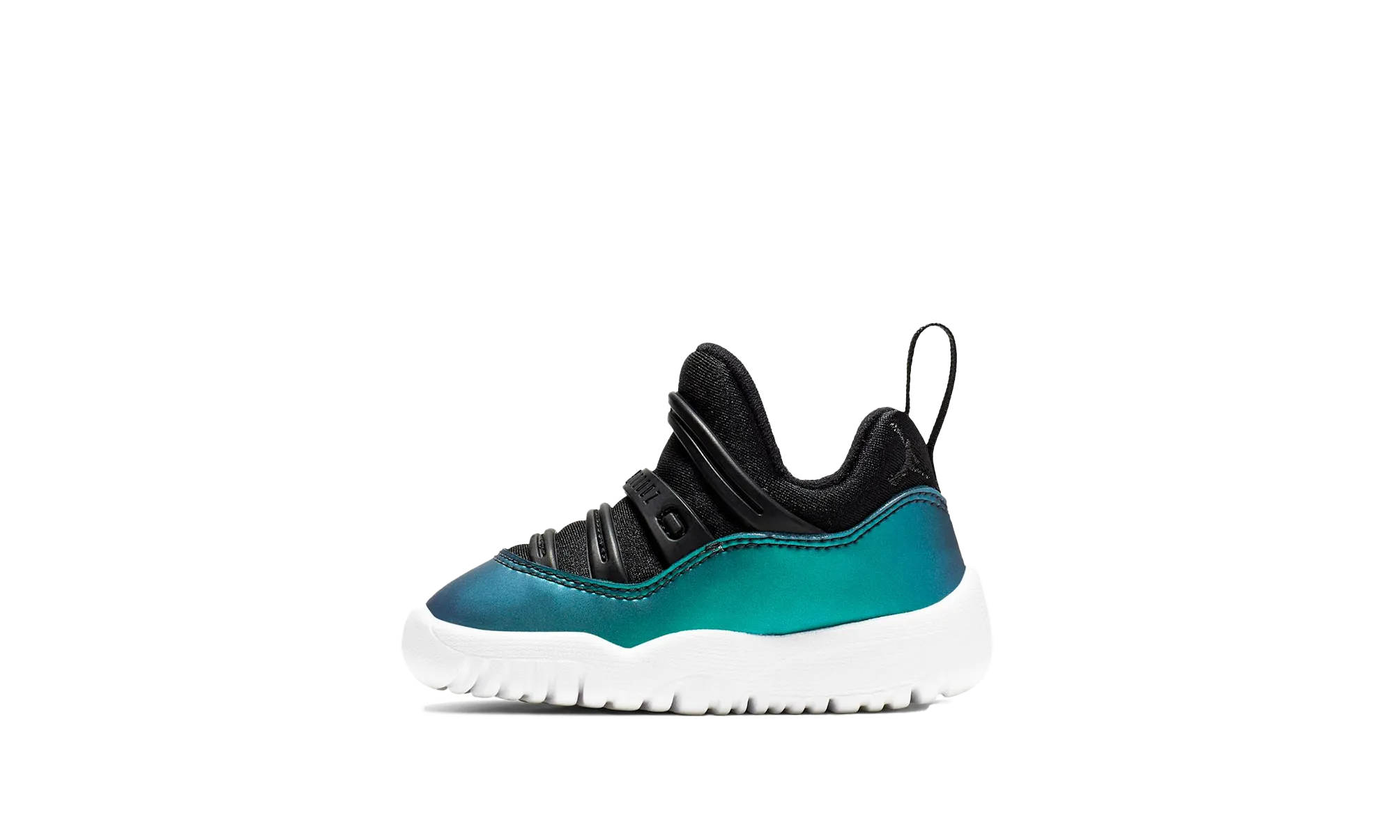 Air Jordan 11 Retro Little Flex TD "Teal" Adjustable Fit Energy Return Cushioning