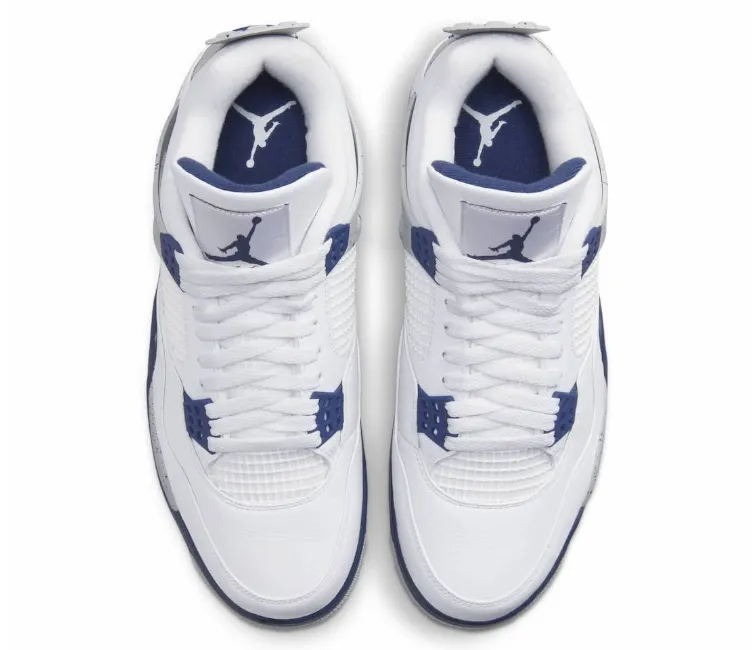Men's Nike Air Jordan 4 Retro (Midnight Navy) Foot alignment Thermoregulating Layer