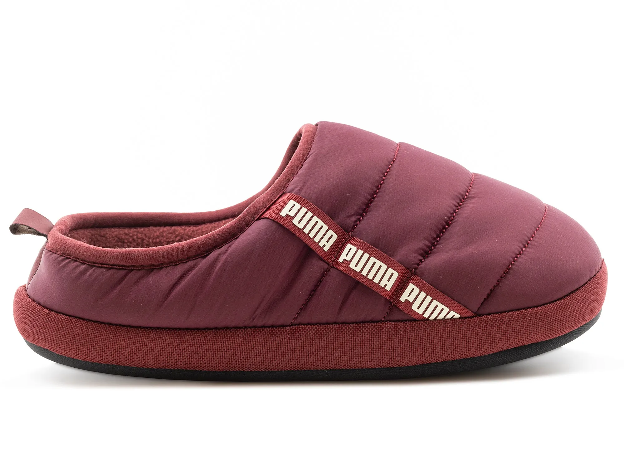 Puma Scuff Slippers in Red Work Ready Quick Step