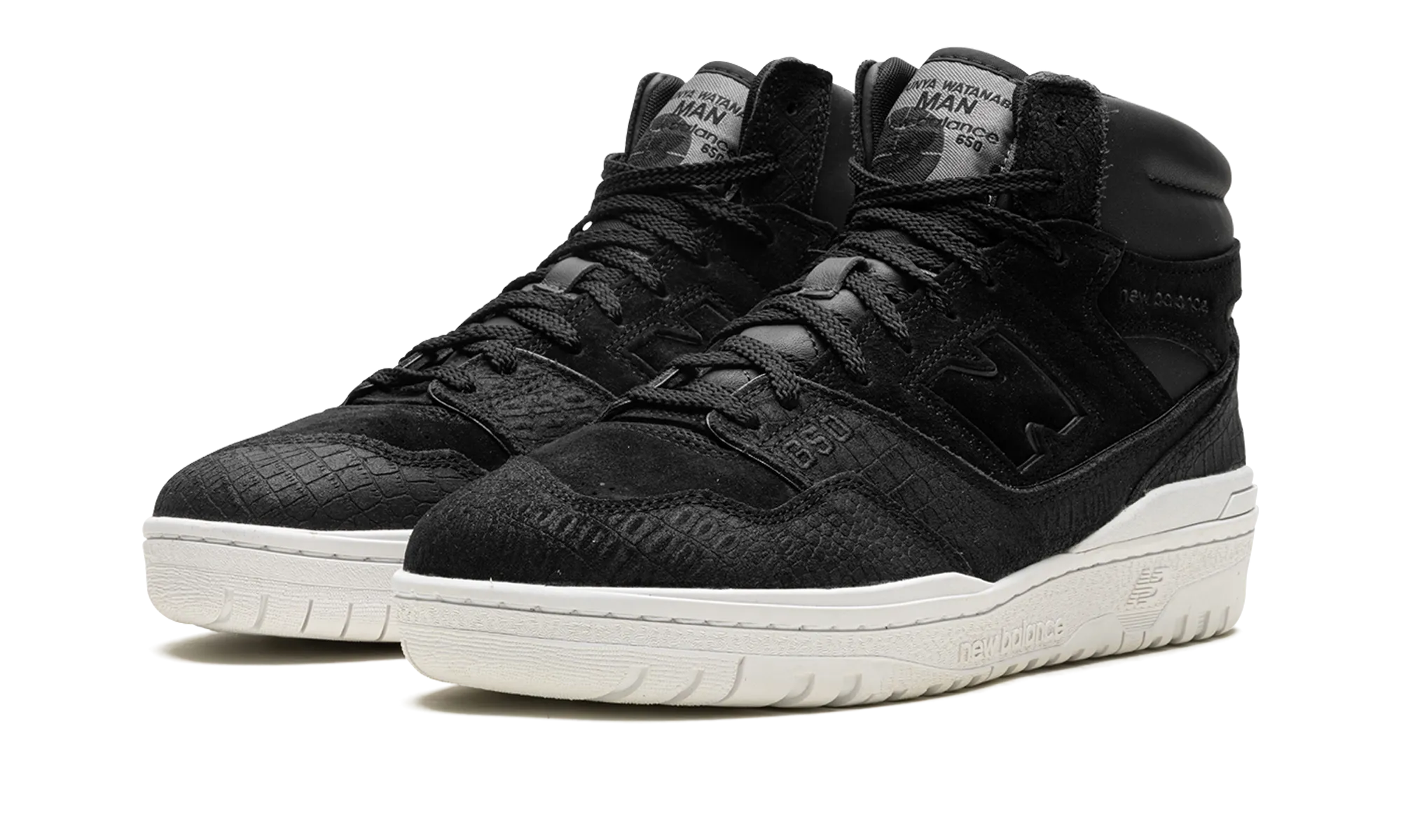650 "Junya Watanabe MAN - Black White" ergonomic - design shoes