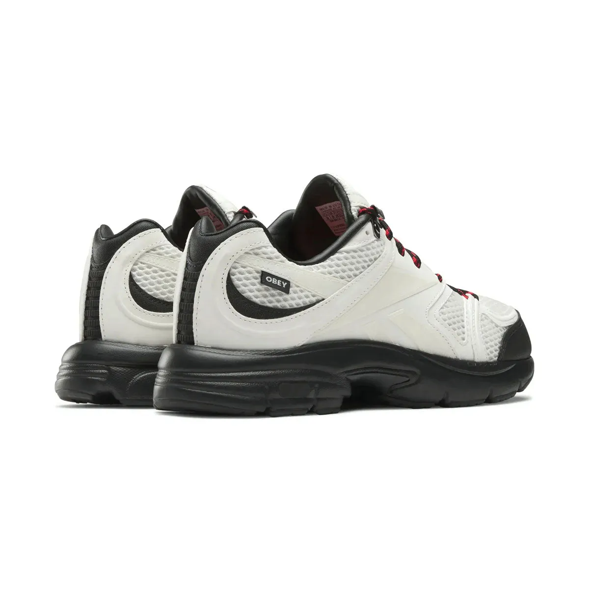   OBEY Premier Road Plus VI 'Chalk Black Red' Sturdy materials Effortless Silhouette