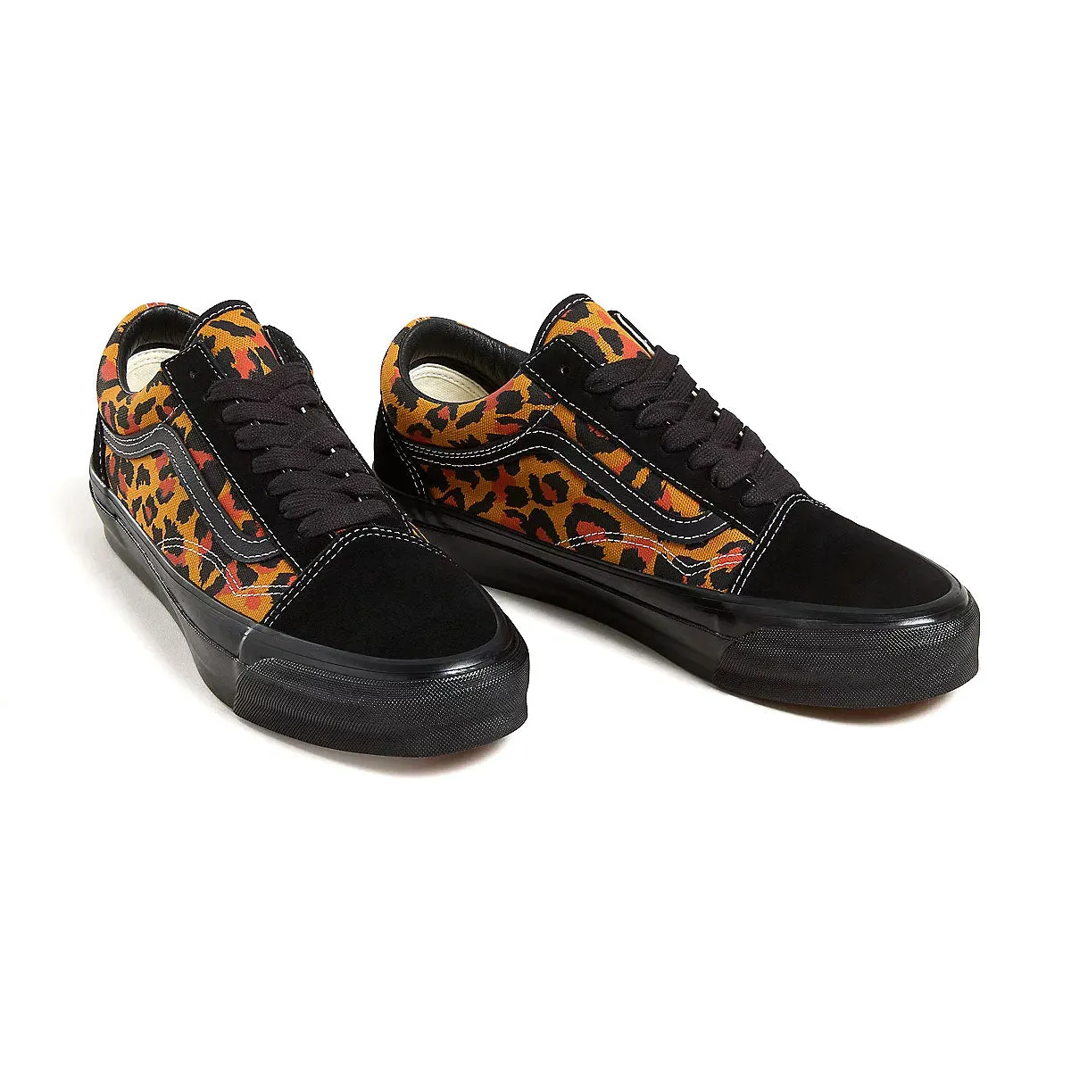Old Skool 'Black Leopard' Unique Design Boosted sole