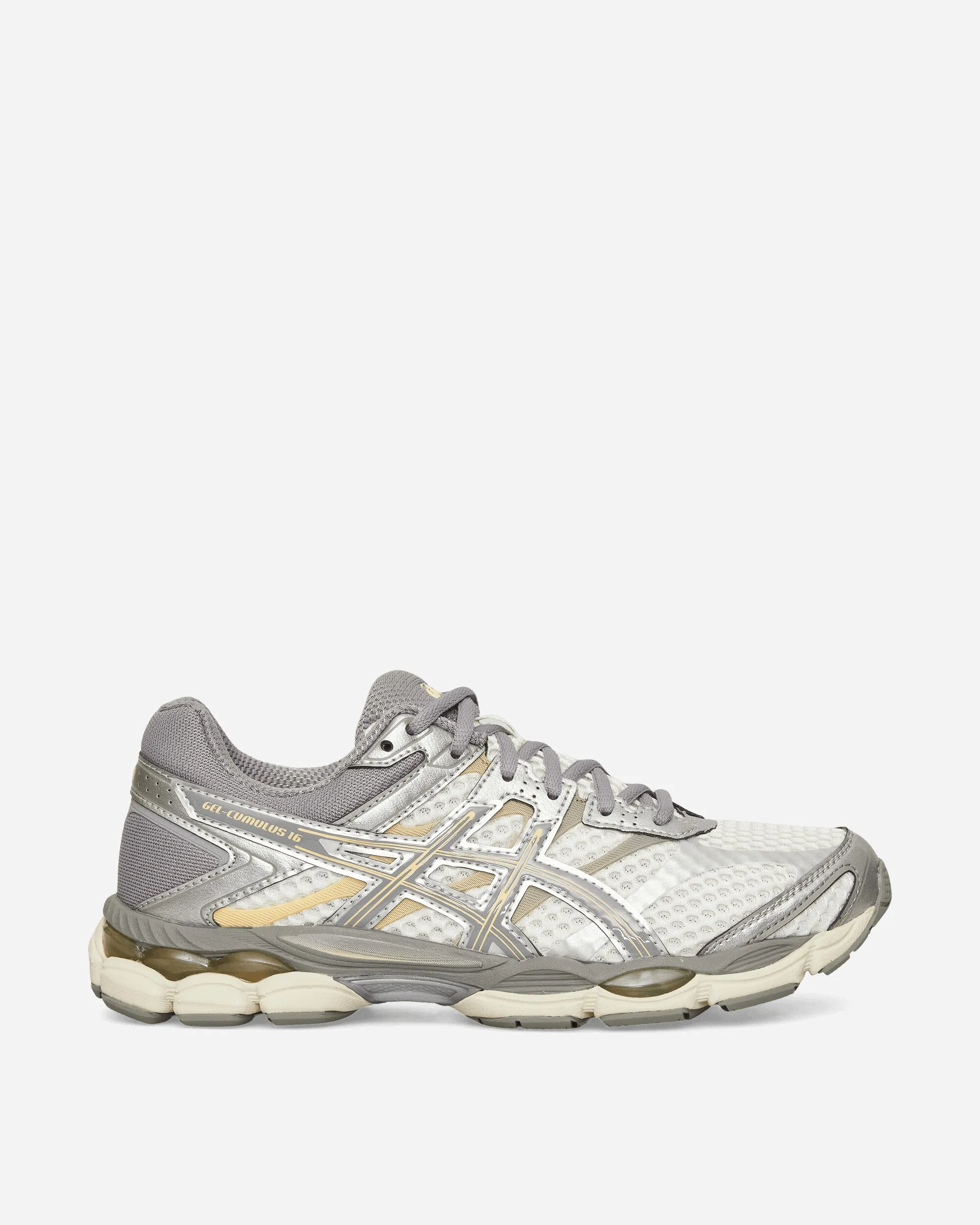 GEL-Cumulus 16 Sneakers Cream / Clay Grey Reinforced Heel Support Energy Cell