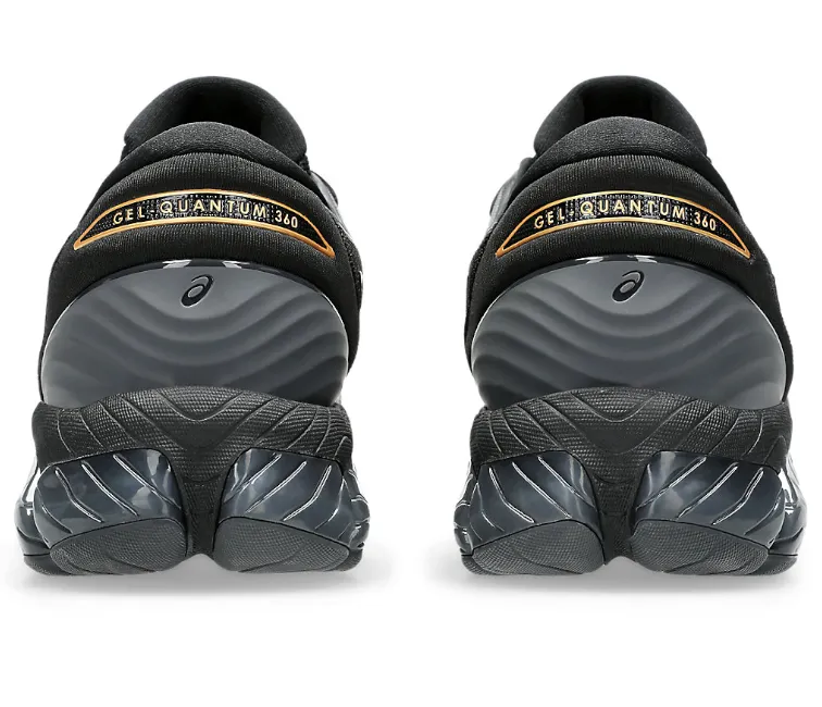 Men's Asics Gel-Quantum 360 8 (Black/Pure Gold) All-Purpose Use Ultimate Flex
