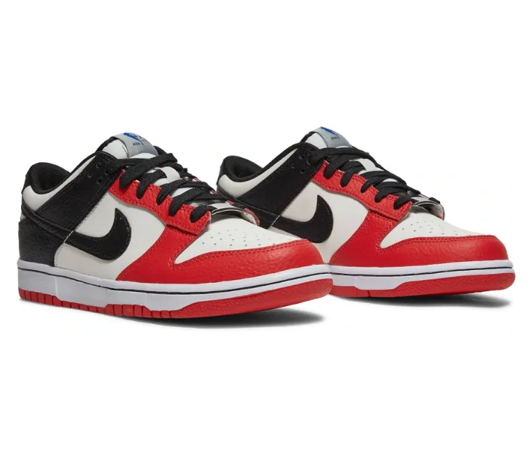 GS Nike Dunk Low NBA 75th Anniversary Chicago Treadmill Optimized Durable TPR Outsole