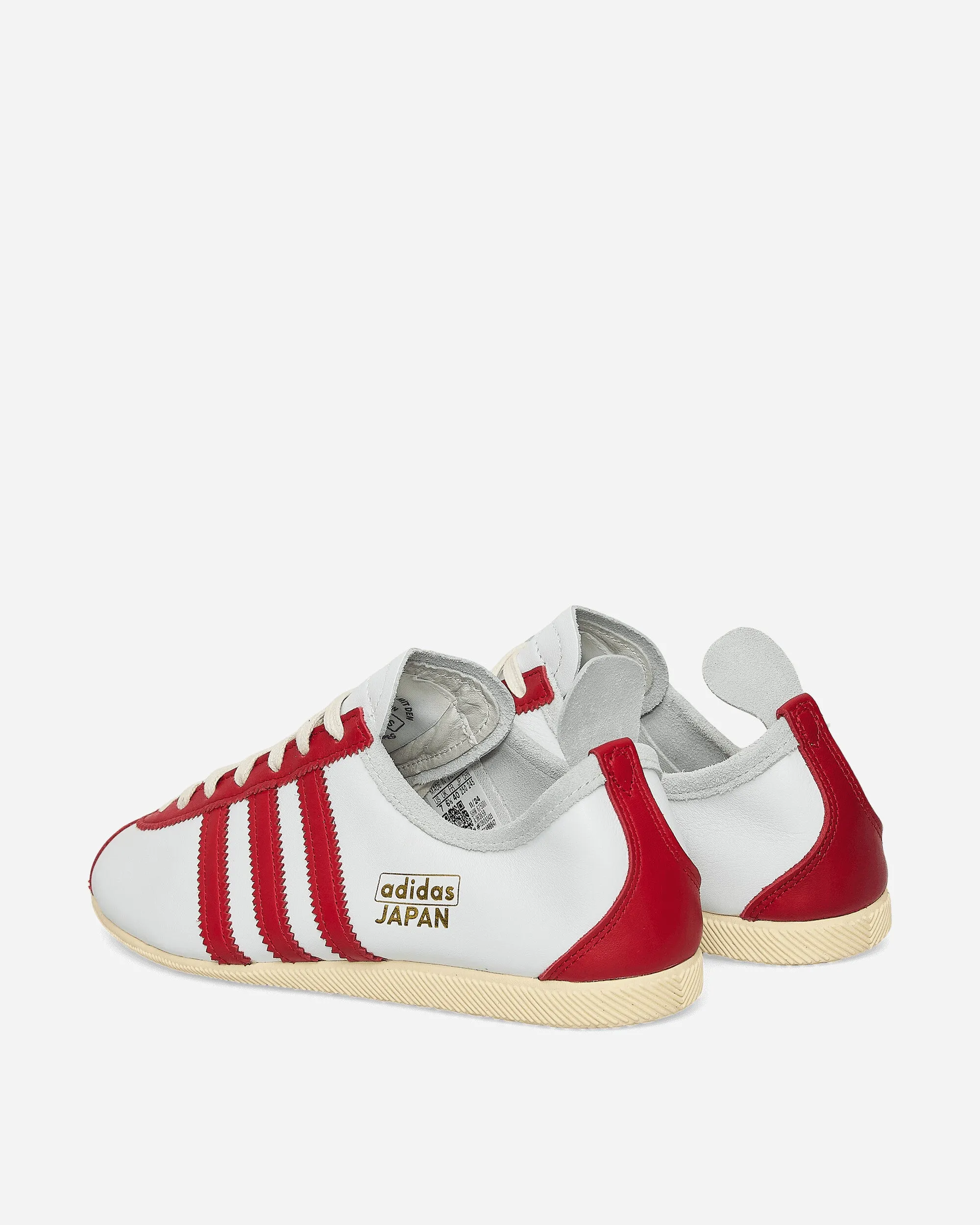 Japan Sneakers Cloud White / Power Red Moisture Wicking Linings