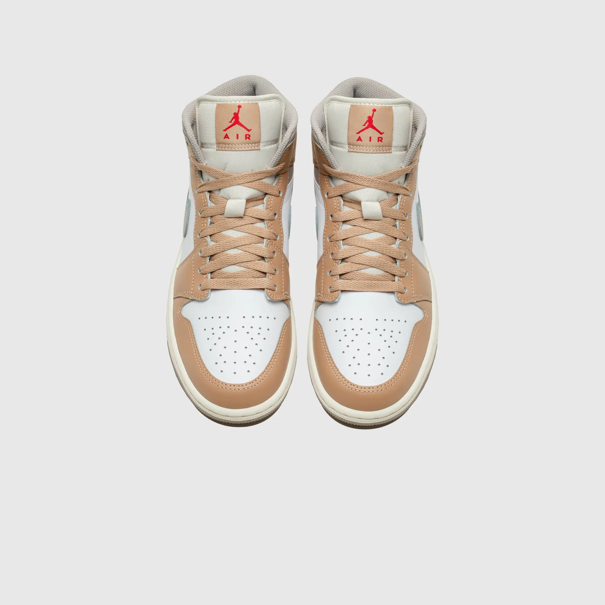 AIR JORDAN 1 MID "HEMP" Shock Diffusing Midsole Heel lockdown