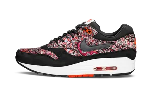 evening running shoes windproof jackets Air Max 1 LIB QS WMNS "Liberty Black Paisley"