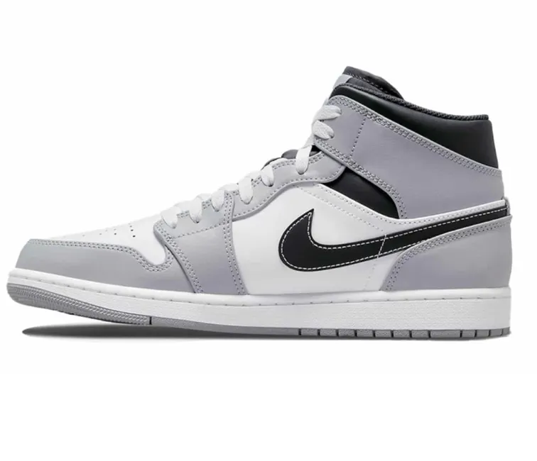 Men's Nike Air Jordan 1 Mid (Smoke Grey) Recycled Fiber Upper