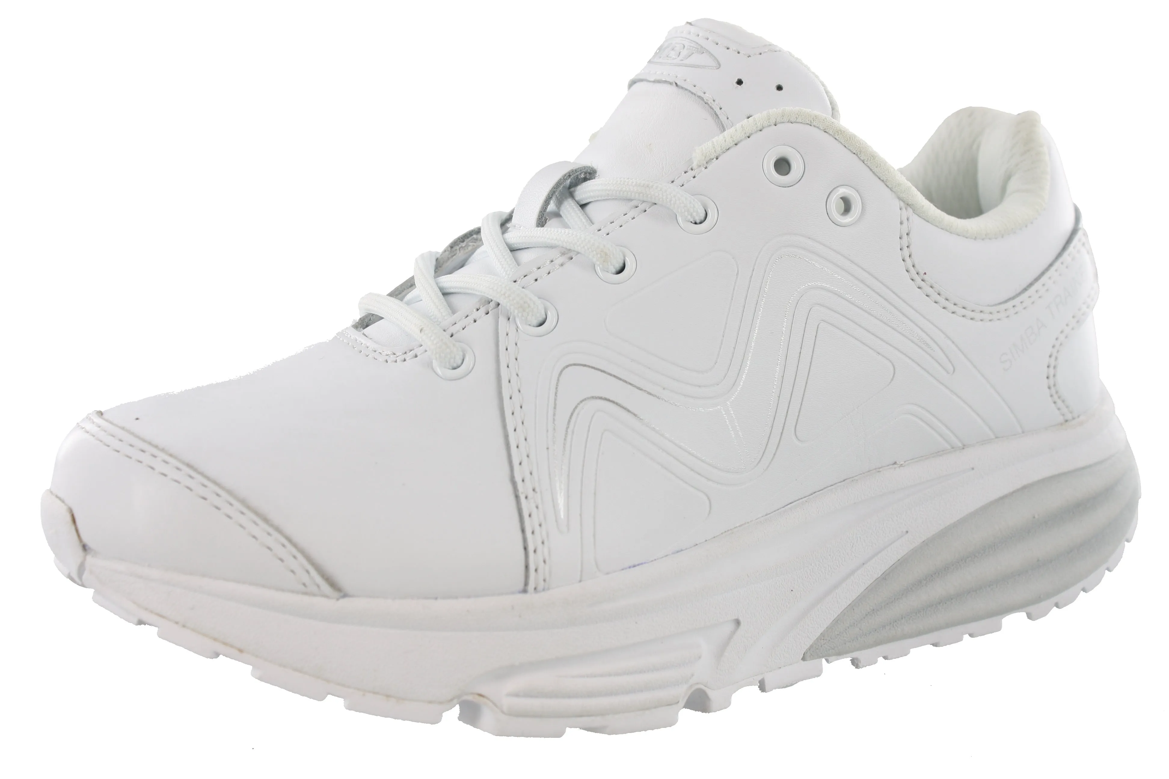 MBT Women Rocker Bottom Recovery Walking Shoes Simba Trainer Sleek Build