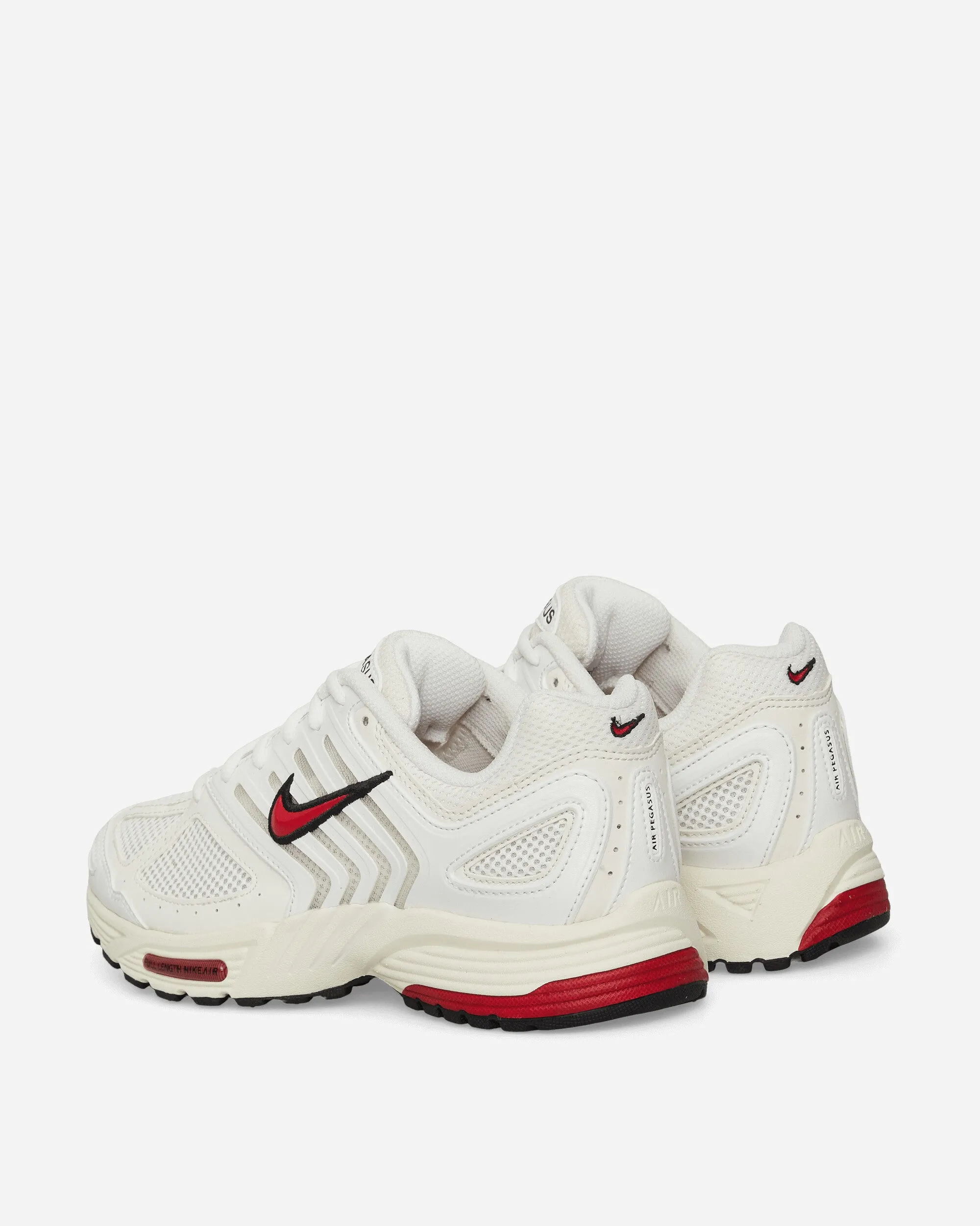 Women's Air Pegasus 2005 Sneakers White / Gym Red Cushioned Sole Bold colors