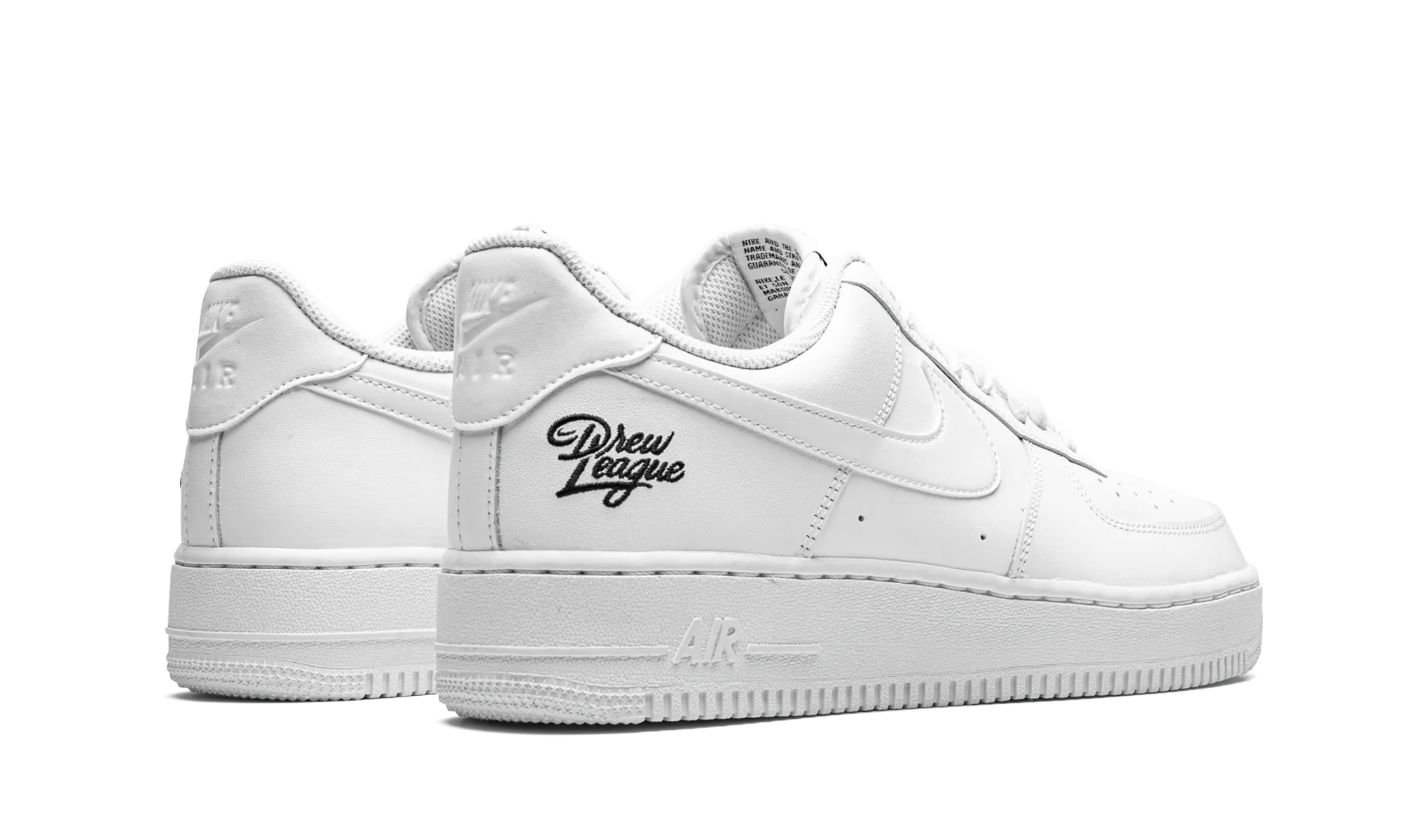 Tension Free Lacing Air Force 1 low "Drew League"