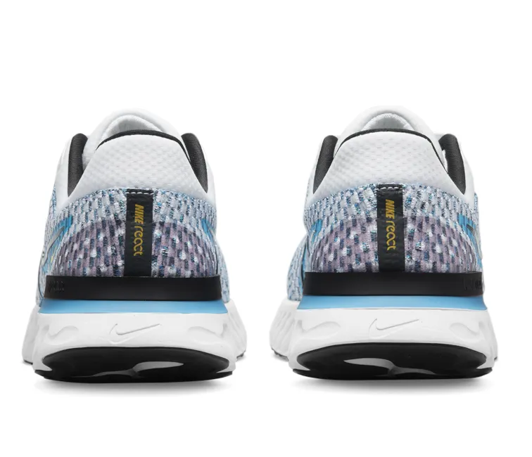 Gel Infused Heel Pad Phylon Midsole Construction Men's Nike React Infinity Run FK3 (Blue Orbit)