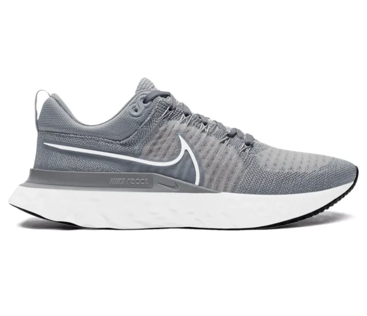 Men's Nike React Infinity Run FK 2 (Particle Grey) Soft Arch Slim Edge