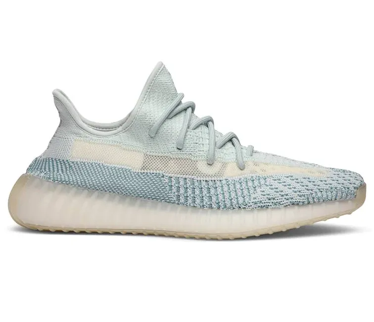 Aerodynamic Shaping Eco Friendly Adidas Yeezy Boost 350 V2 (Cloud White)