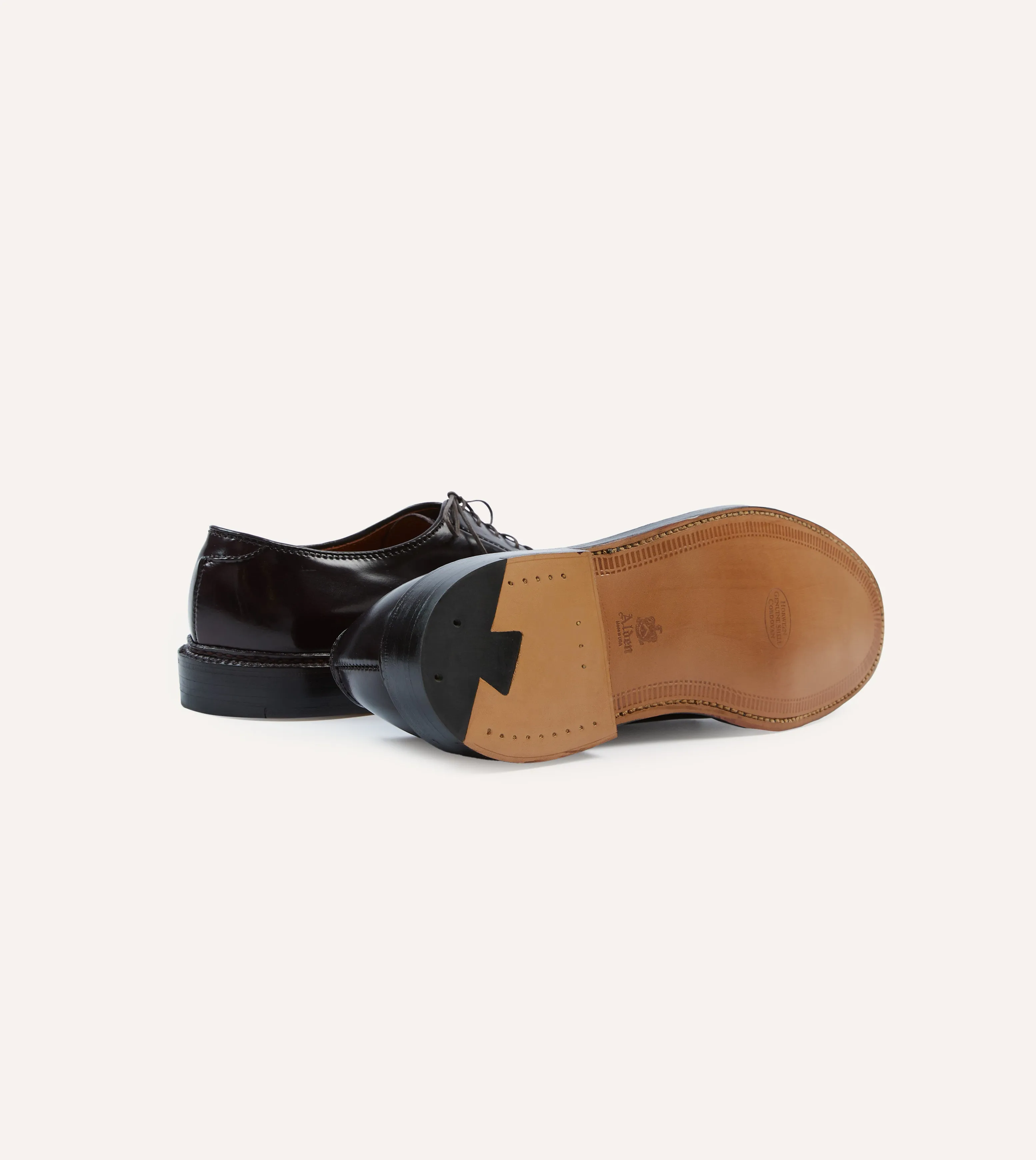 Step Routine Monk Strap Style Alden Colour 8 Cordovan Plain Toe Blucher
