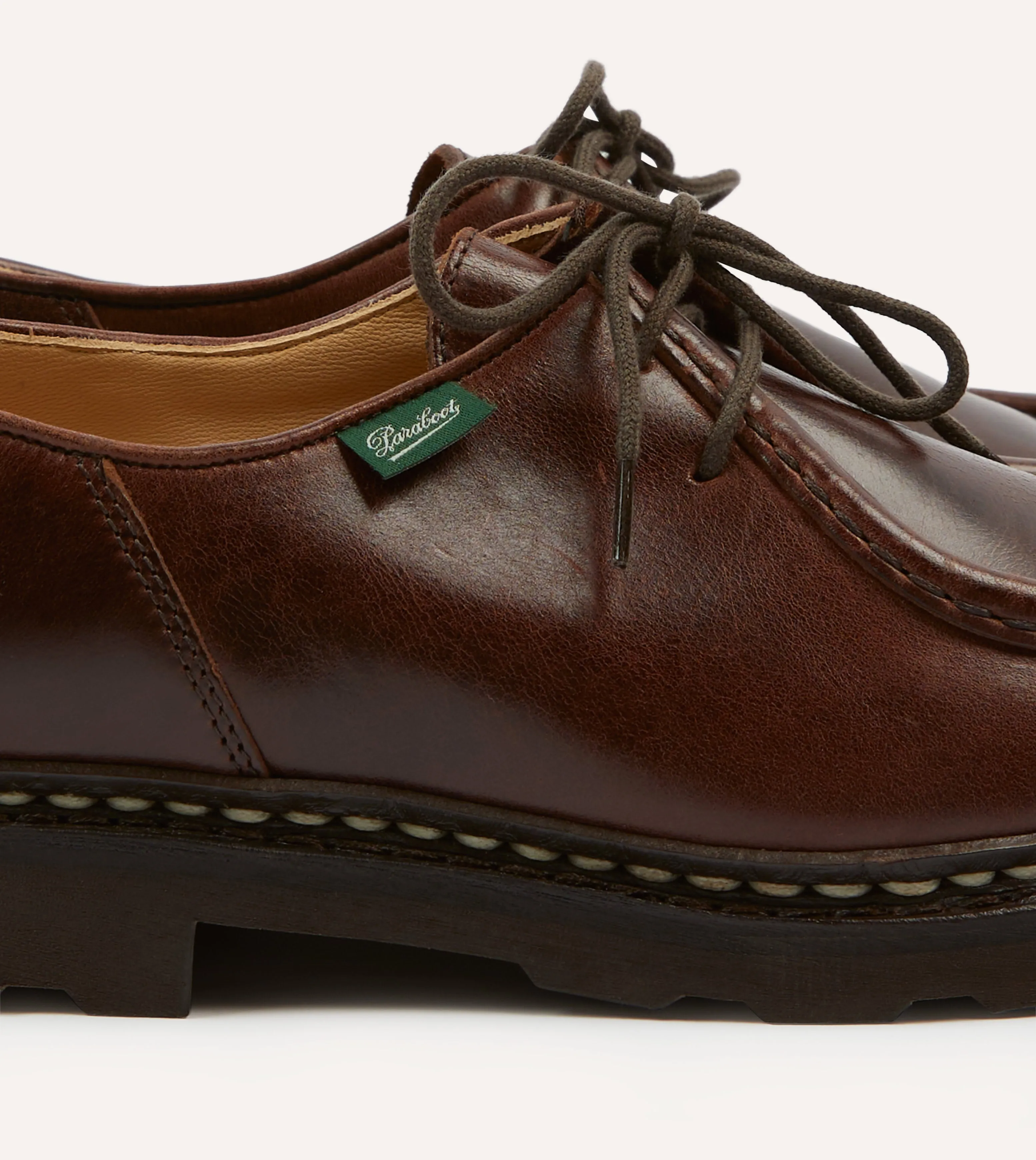 Paraboot Michael Brown Leather Derby Shoe Casual Comfort