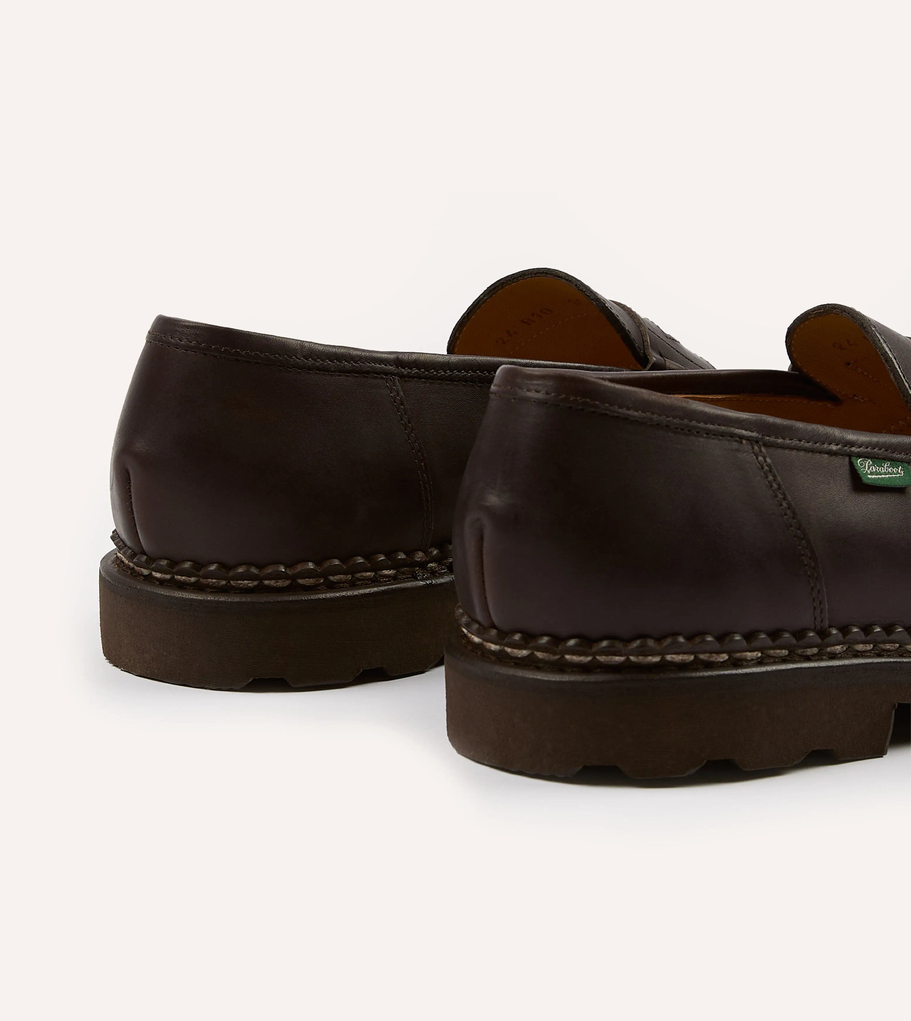 Paraboot Reims Brown Leather Loafer Timeless elegance