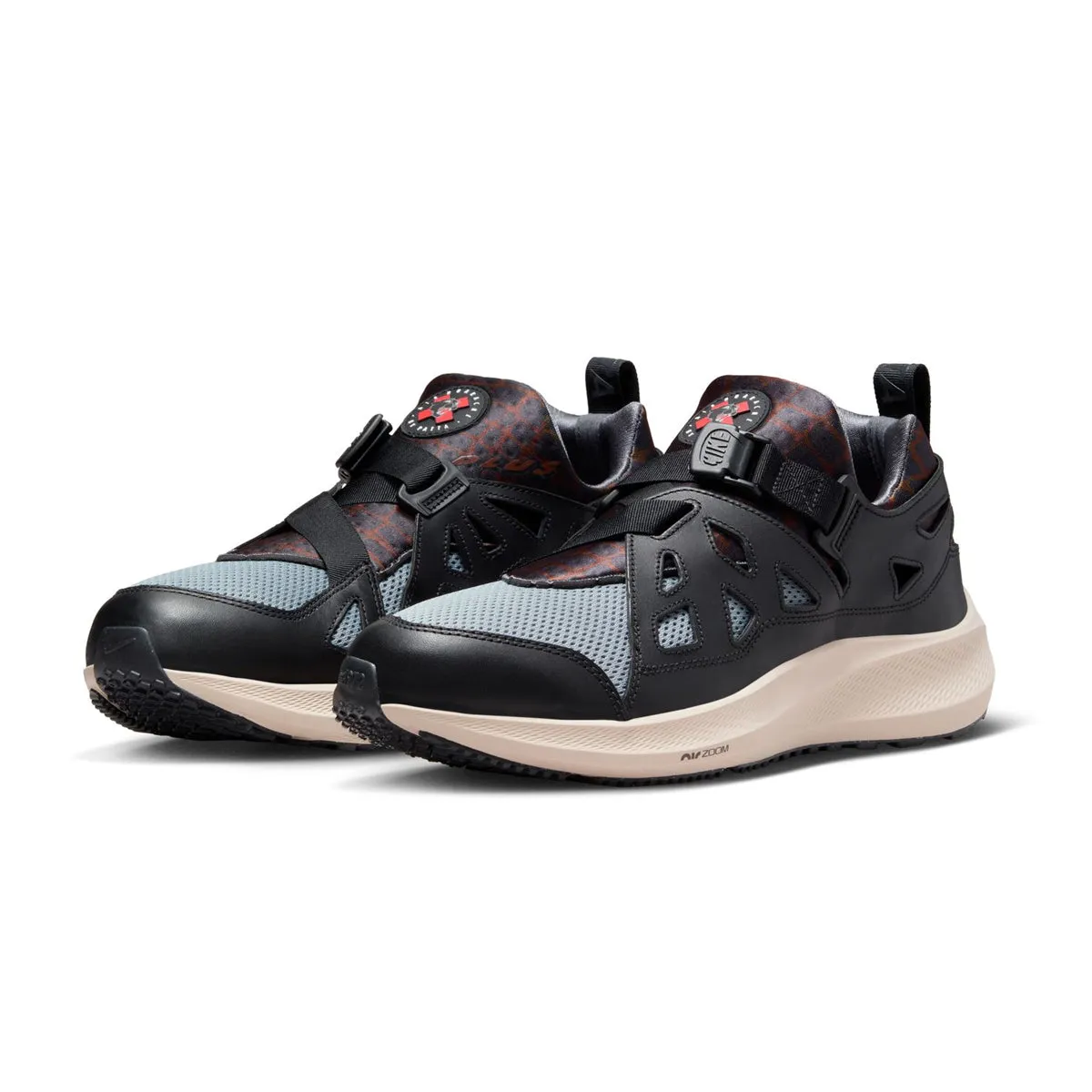 Shiny   Patta Air Huarache 'Black Cool Grey'