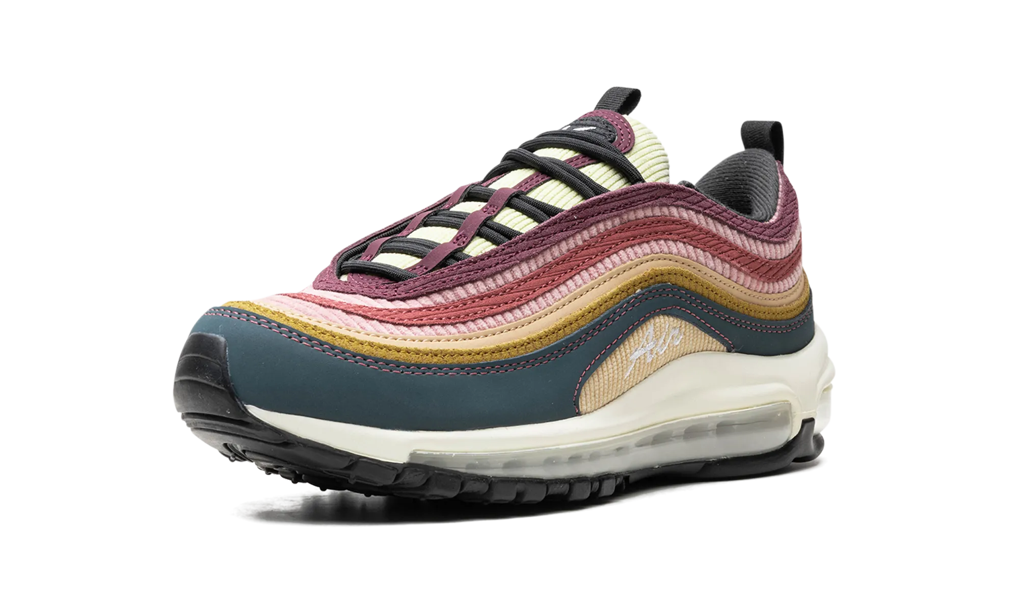 AIR MAX 97 WMNS "Multi-Color Corduroy" goal - setting barefoot running simulation