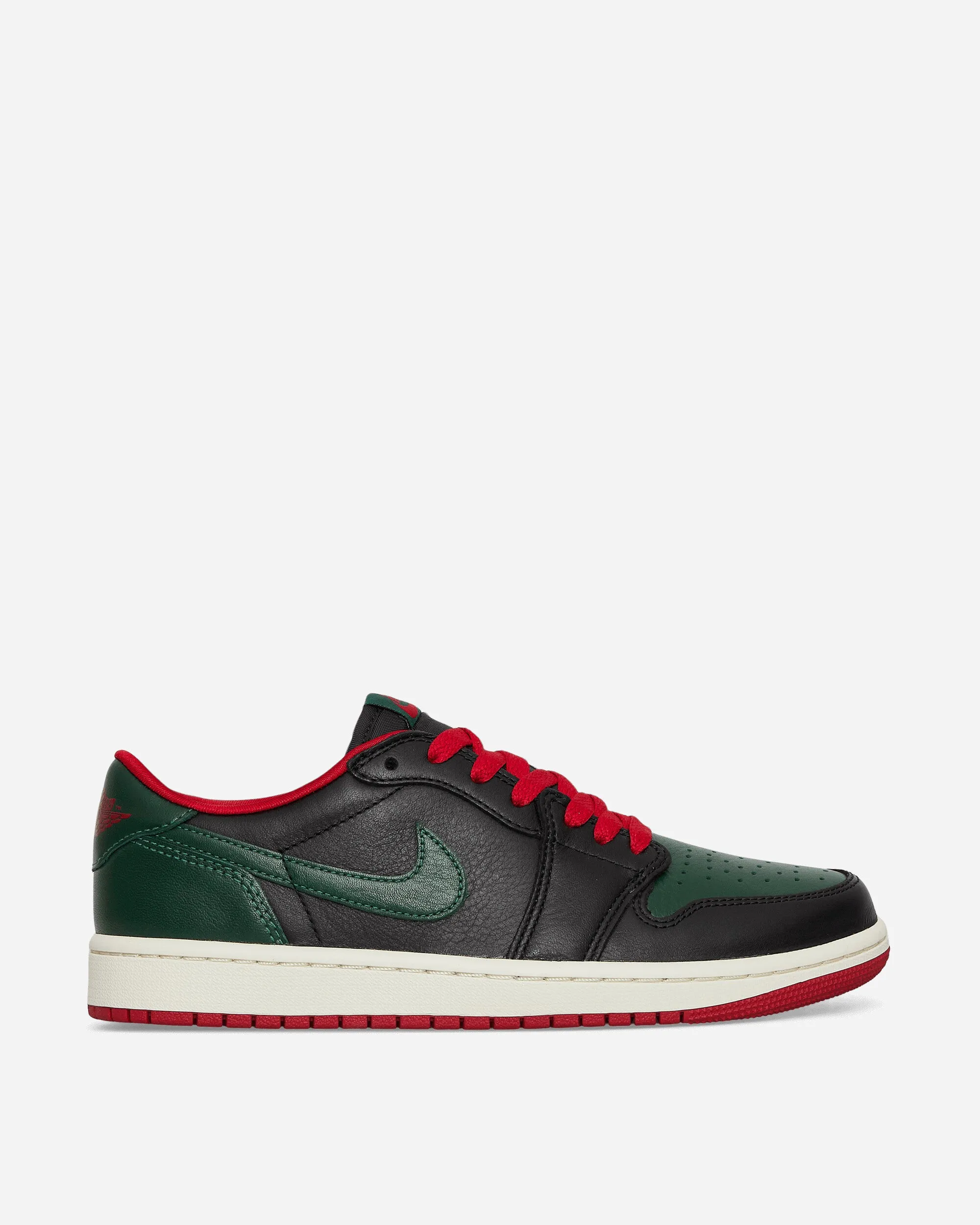 Women's Air Jordan 1 Retro Low OG Sneakers Black / Gorge Green Arch Secure
