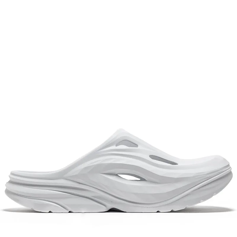 Hoka Ora Recovery Mule - White/White Good Grip Fit All