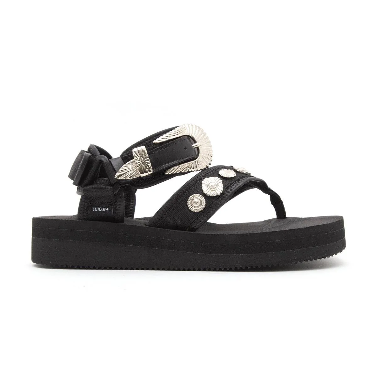 narrowest Embroidered   Toga Virilis TONO 'Black'