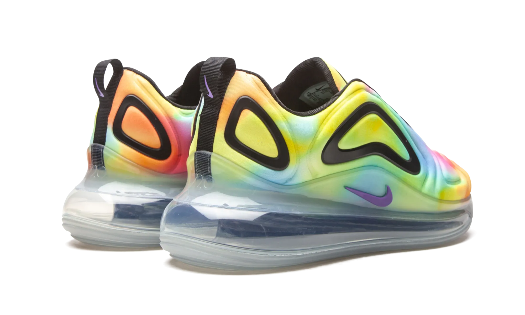 Air Max 720 Tie Dye toe box shoes running with a friend shoes