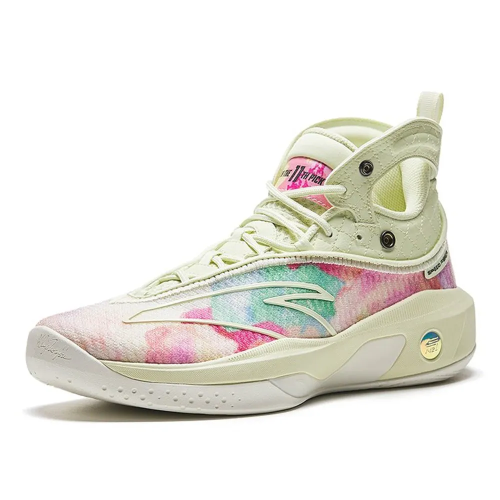 ANTA Men's Klay Thompson KT8 Summer Sweet Basketball Shoes Motion Control Arch Enhanced Heel Lockdown