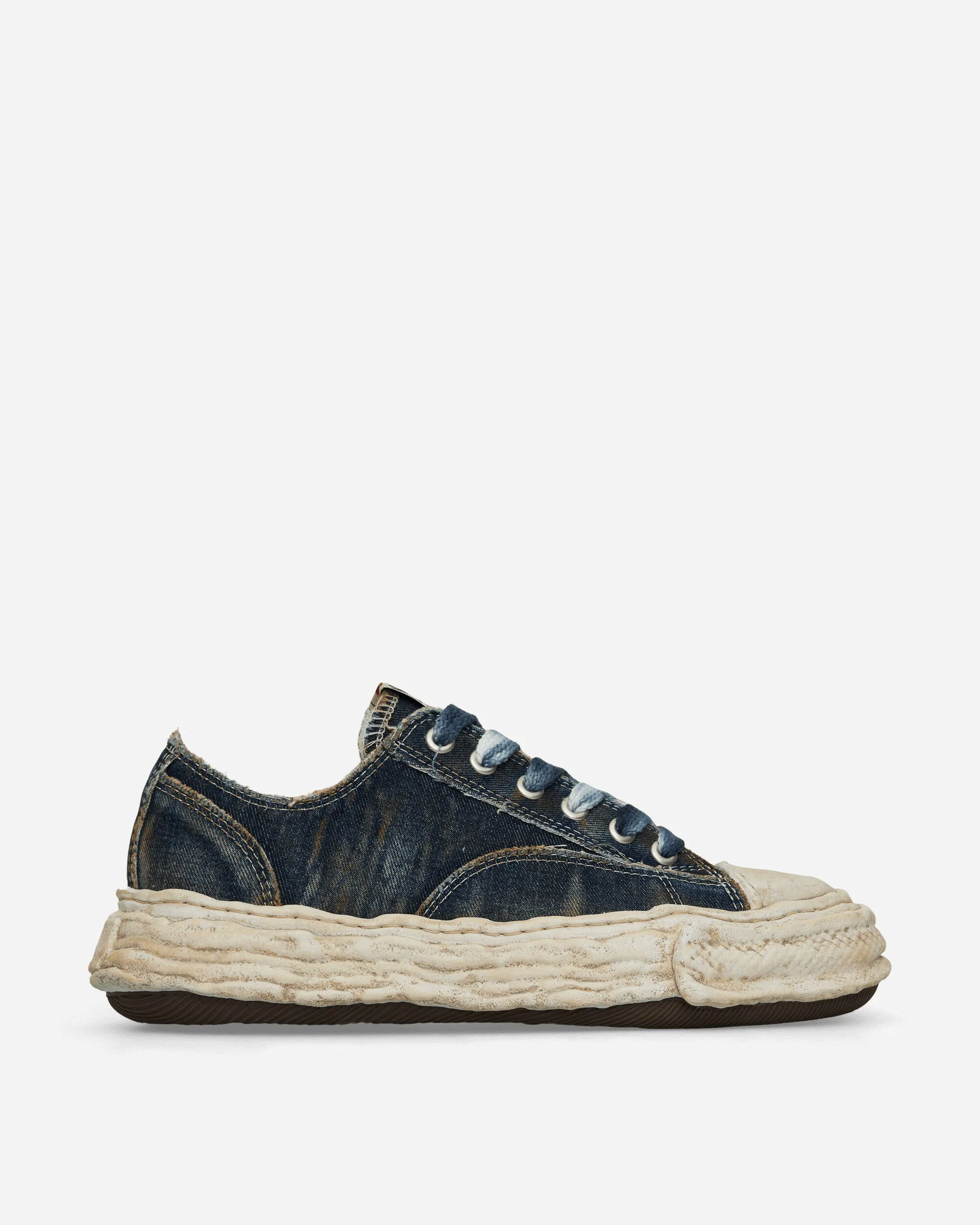Peterson 23 OG Sole Washed Denim Low Sneakers Blue athletic chic