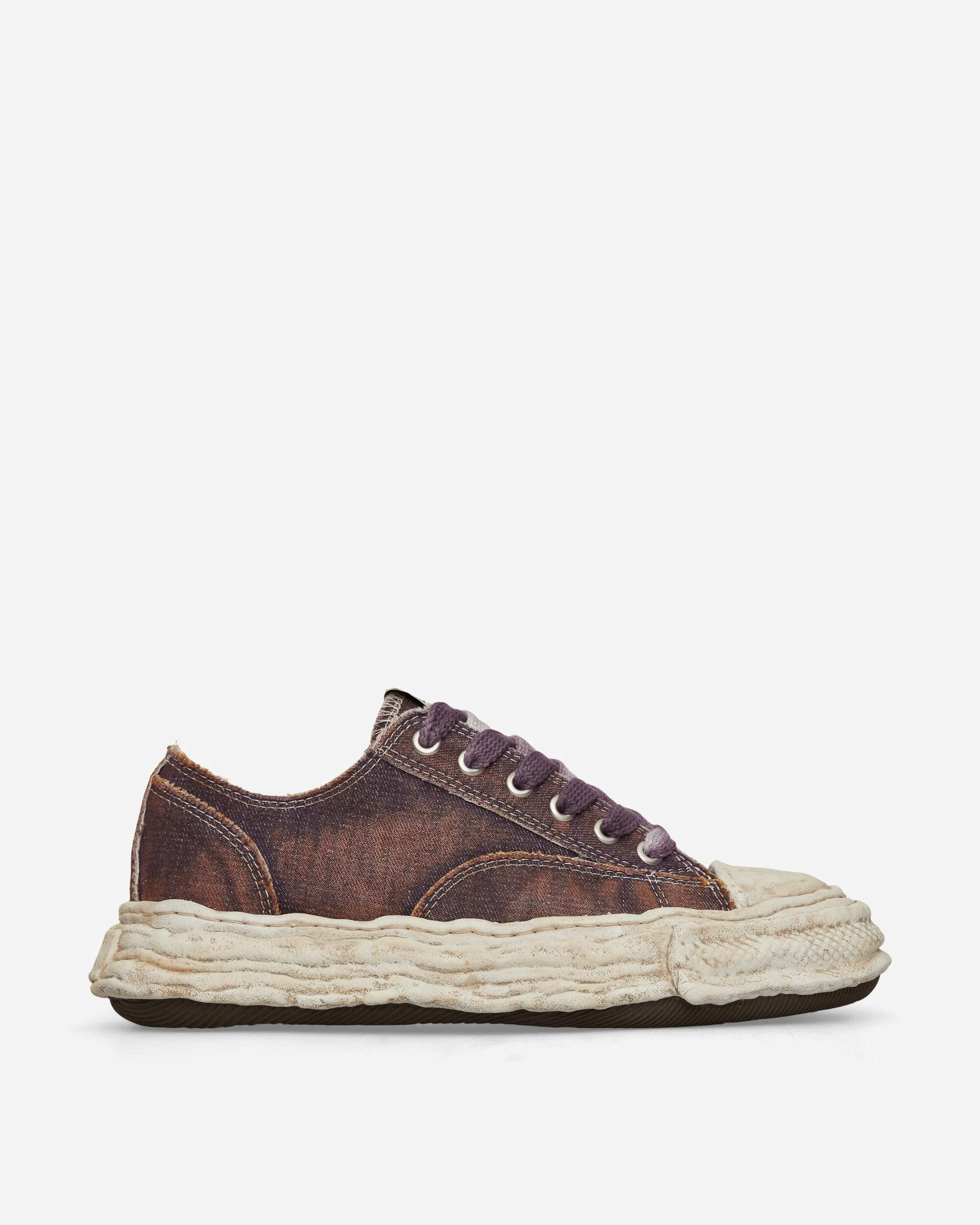 Peterson 23 OG Sole Washed Denim Low Sneakers Purple Refined fit Breathable Tongue