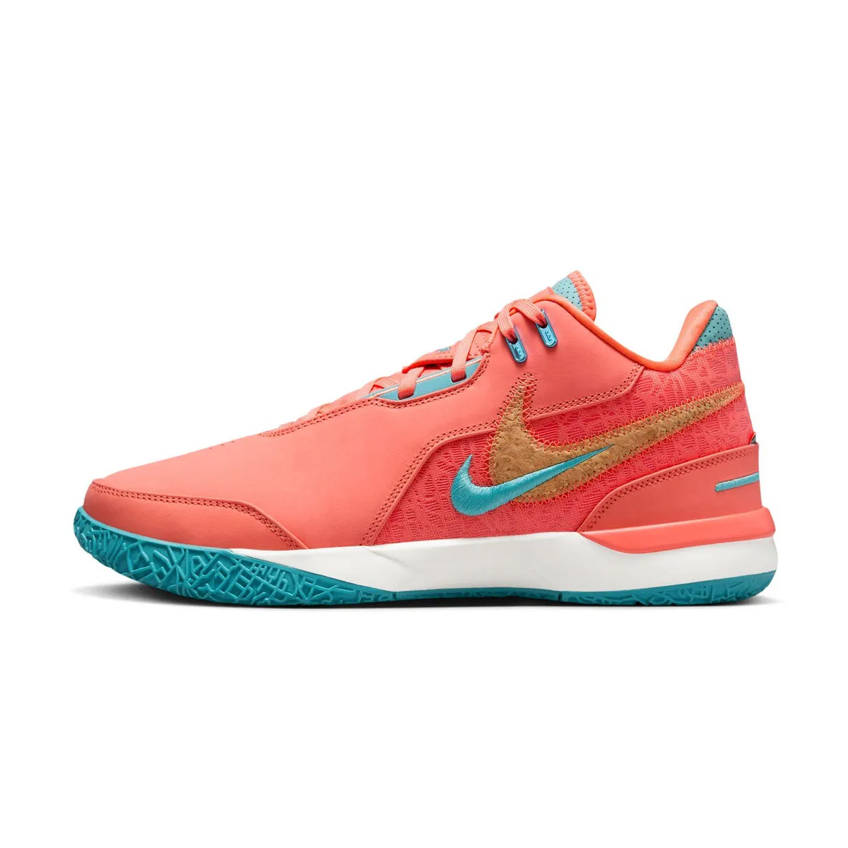 Zoom Lebron Next Gen AMPD EP 'Mineral Blue Light Wild Mango' Aesthetic half - size