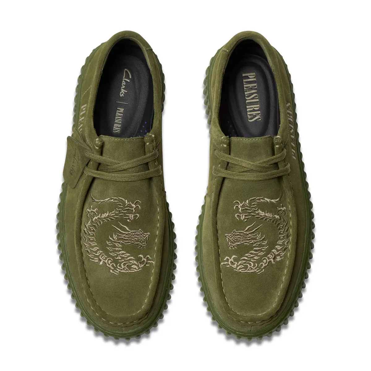   PLEASURES Torhill Lo 'Green Dragon' Classy silhouette