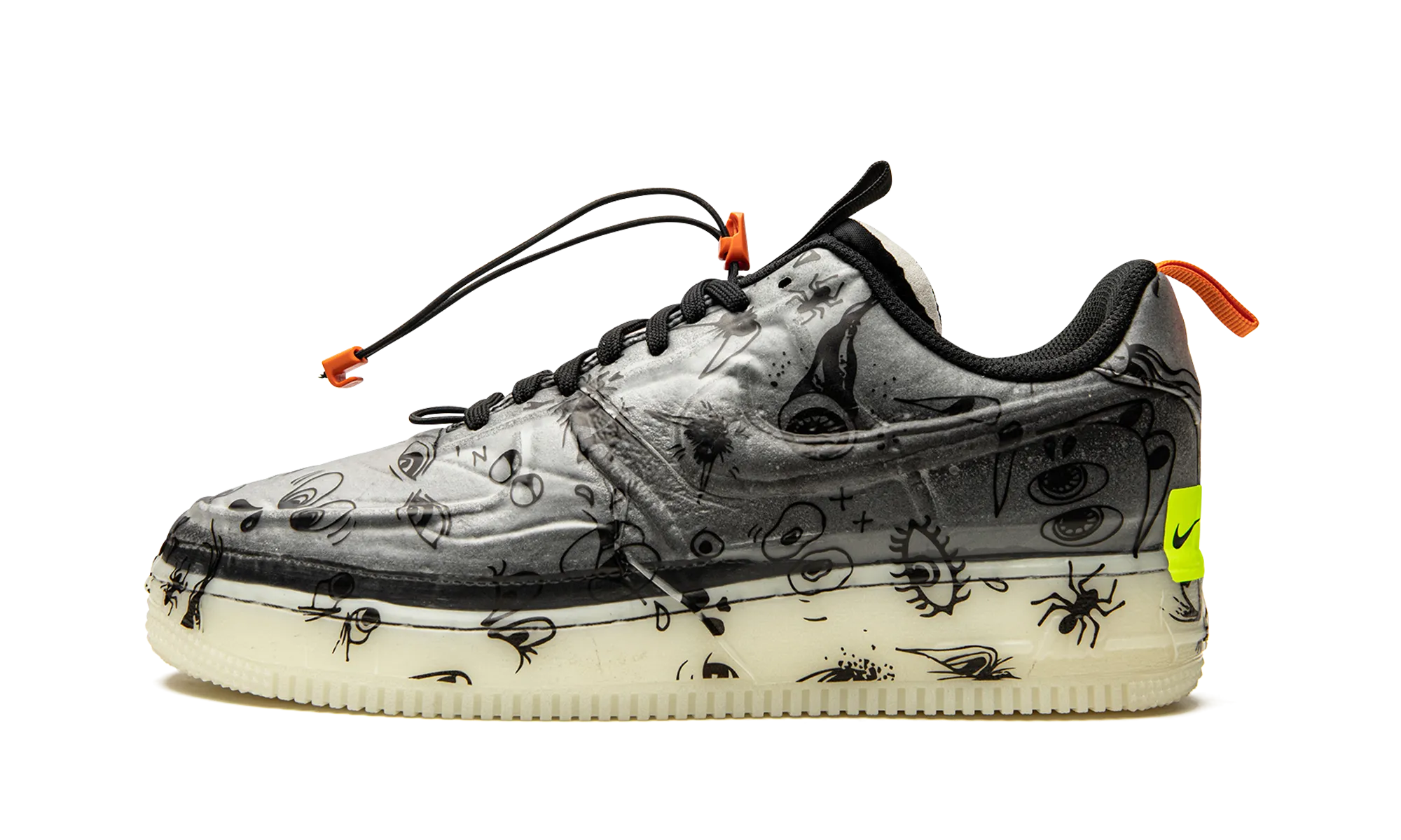 Anti Friction Collar Durable Mesh Air Force 1 Experimental "Halloween"