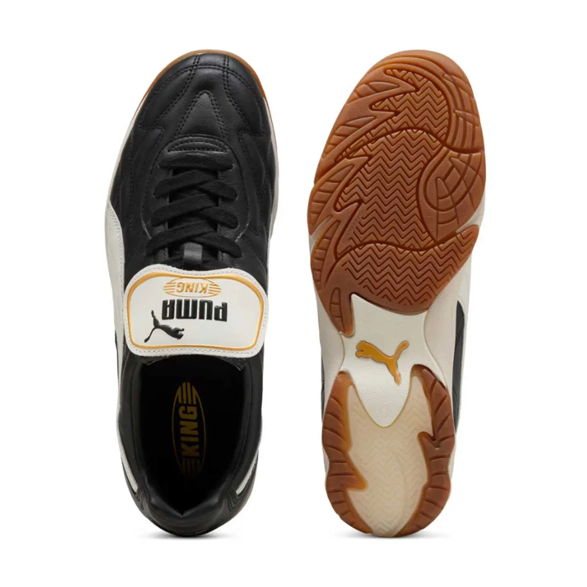 Wedge Heel Fabric King Indoor 'PUMA Black Warm White'