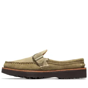 Politics x Easymoc Easy Buckle Moc - Olive/Stone Suede Fashion Comfort quick-drying