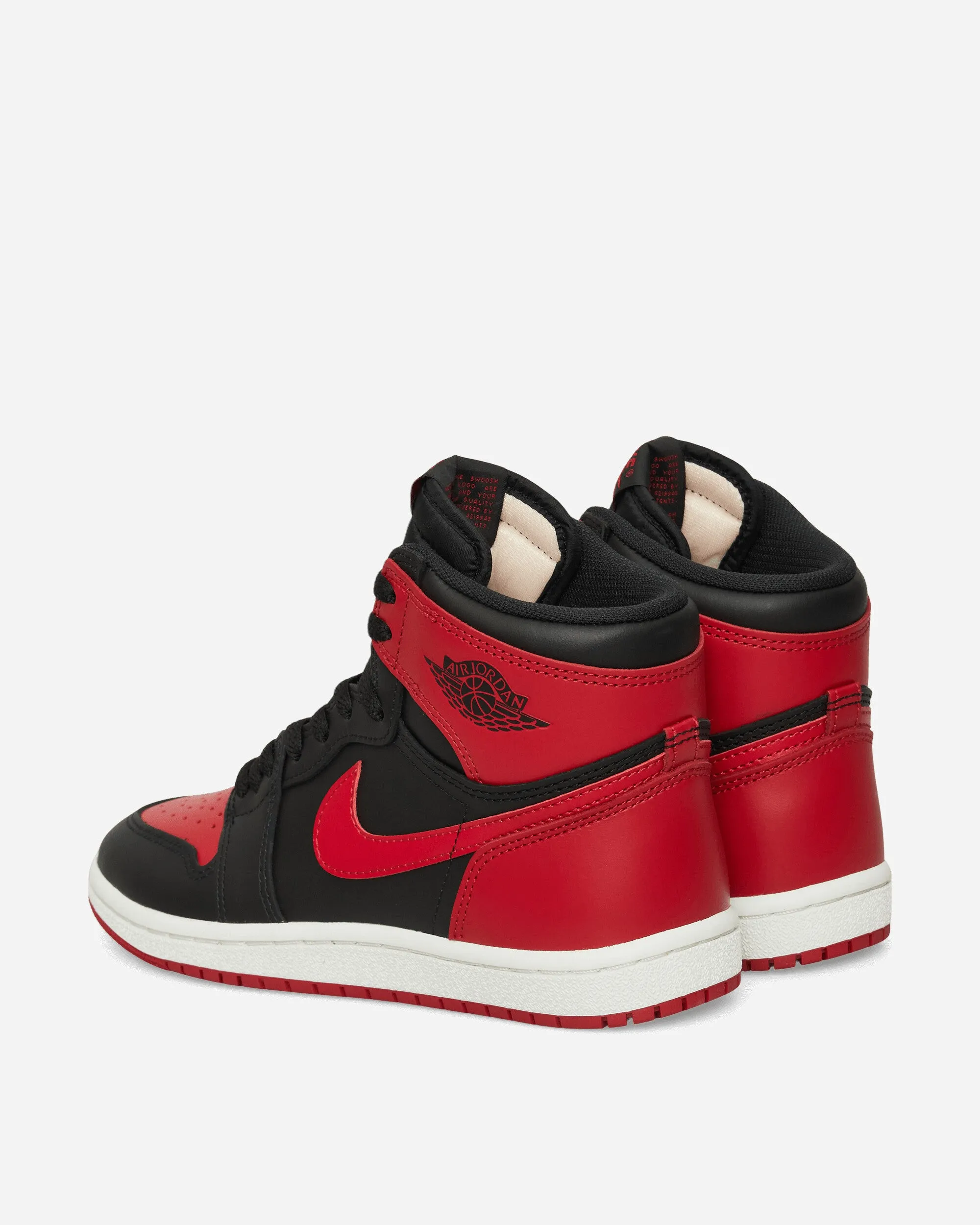 Smooth Texture Outdoor Walks Air Jordan 1 High '85 Sneakers Black / Varsity Red