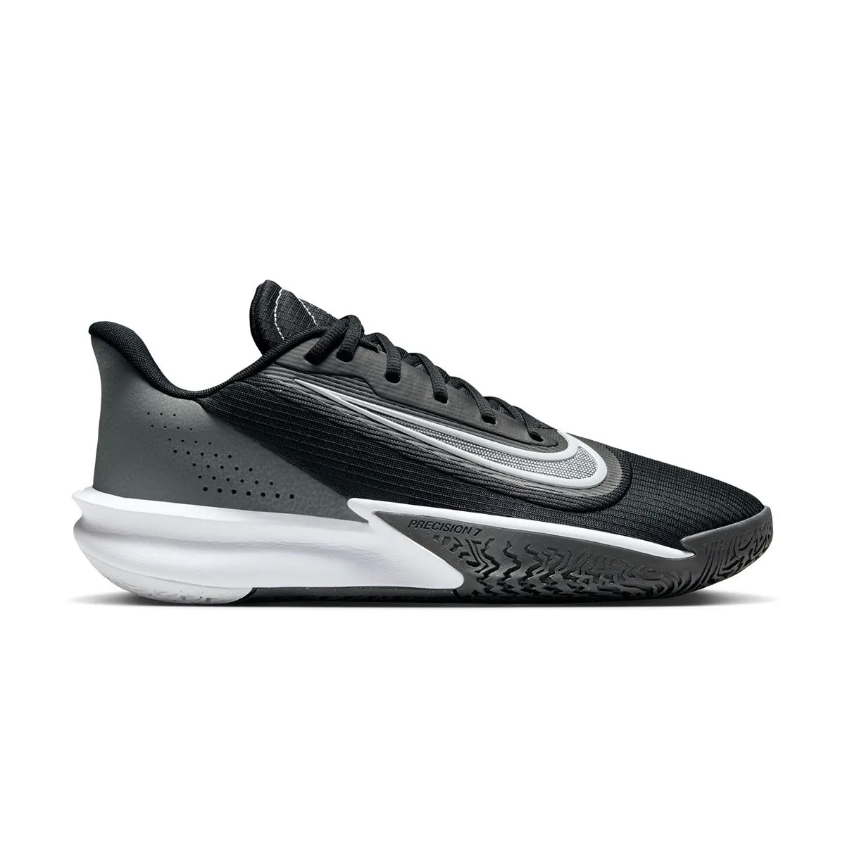 thin - soled Retro-inspired cushioning Precision VII 'Black'