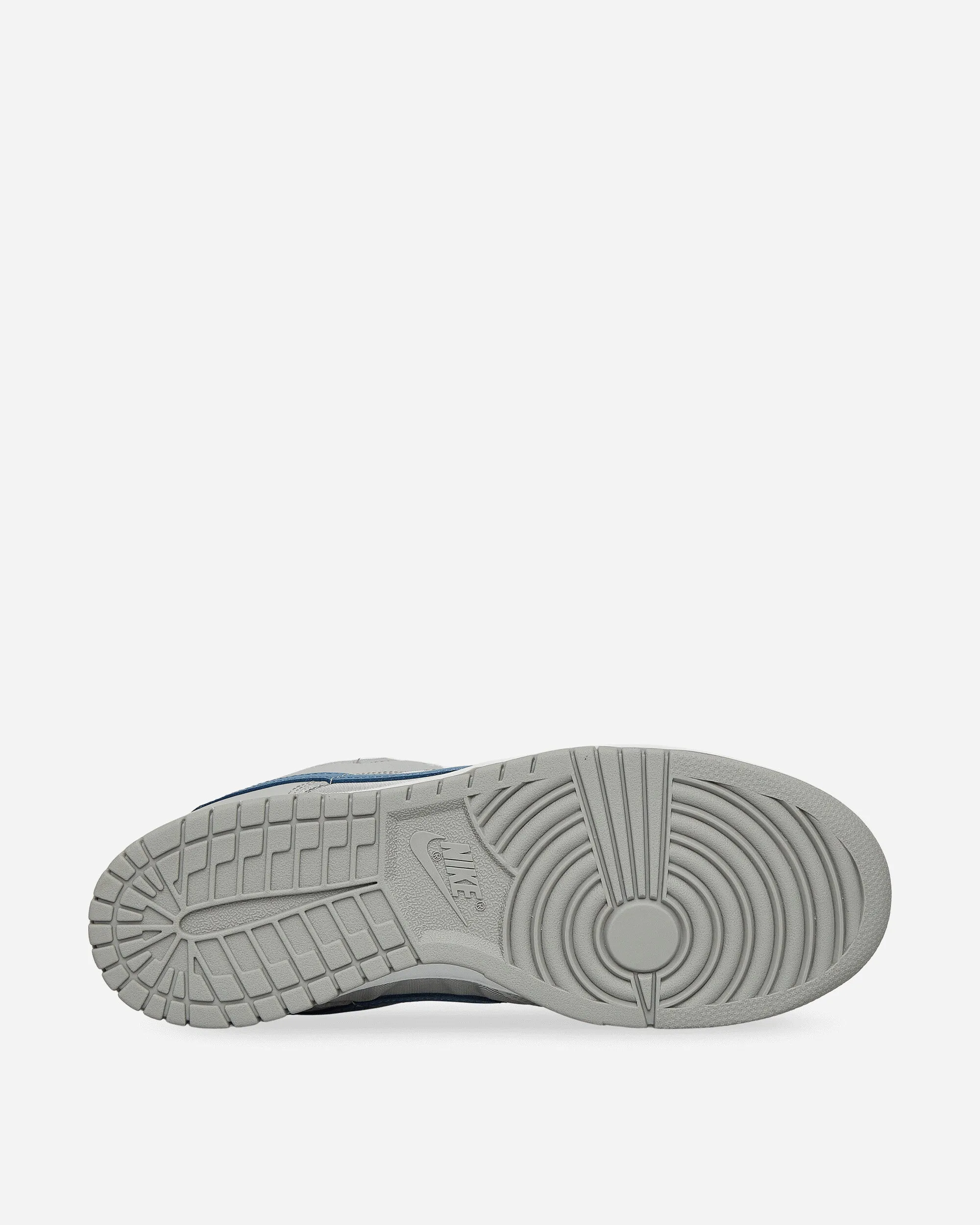 Thermoregulating Fabric Dunk Low Sneakers Silver Blue