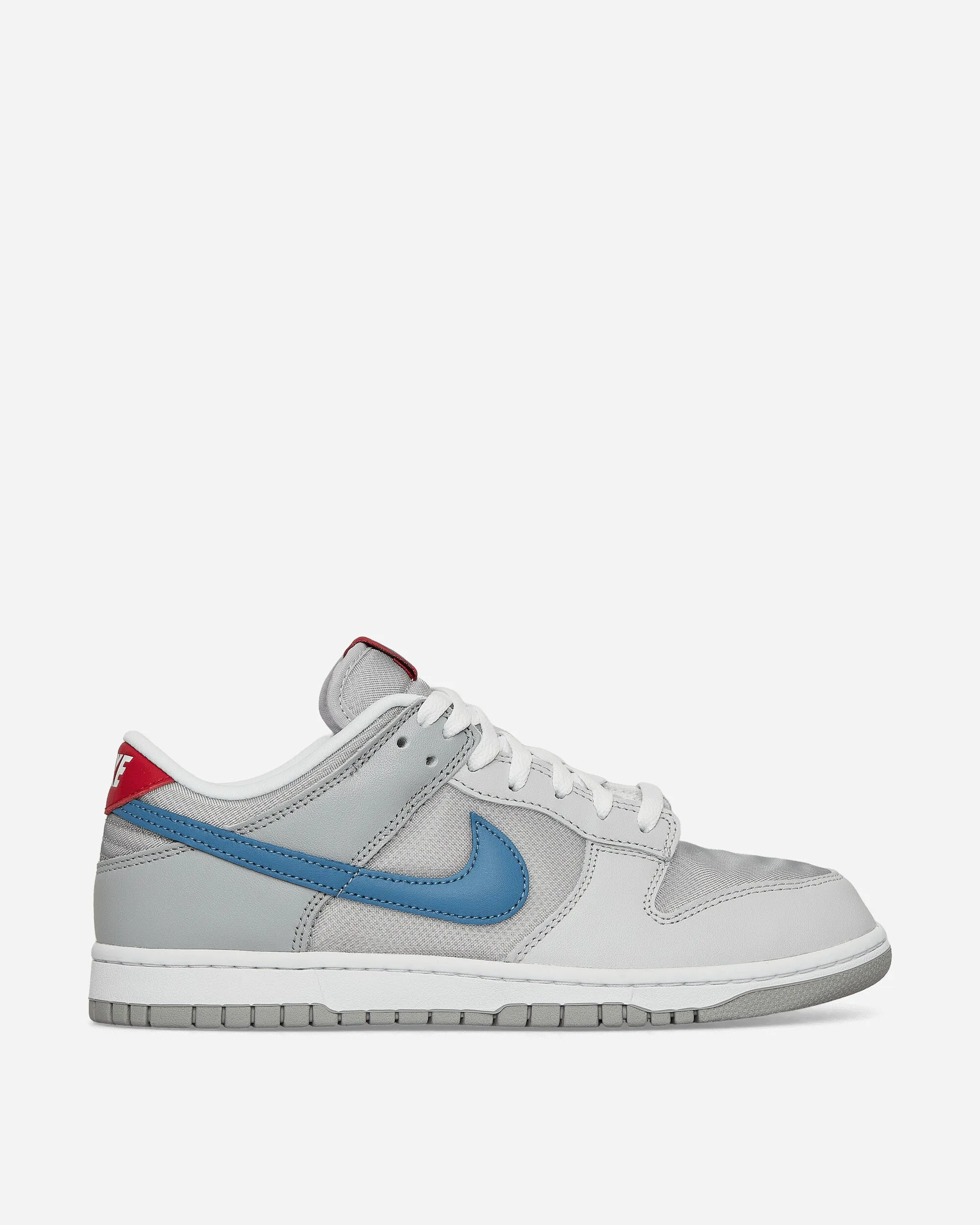 Anti Slip Simple Outline Dunk Low Sneakers Silver Blue