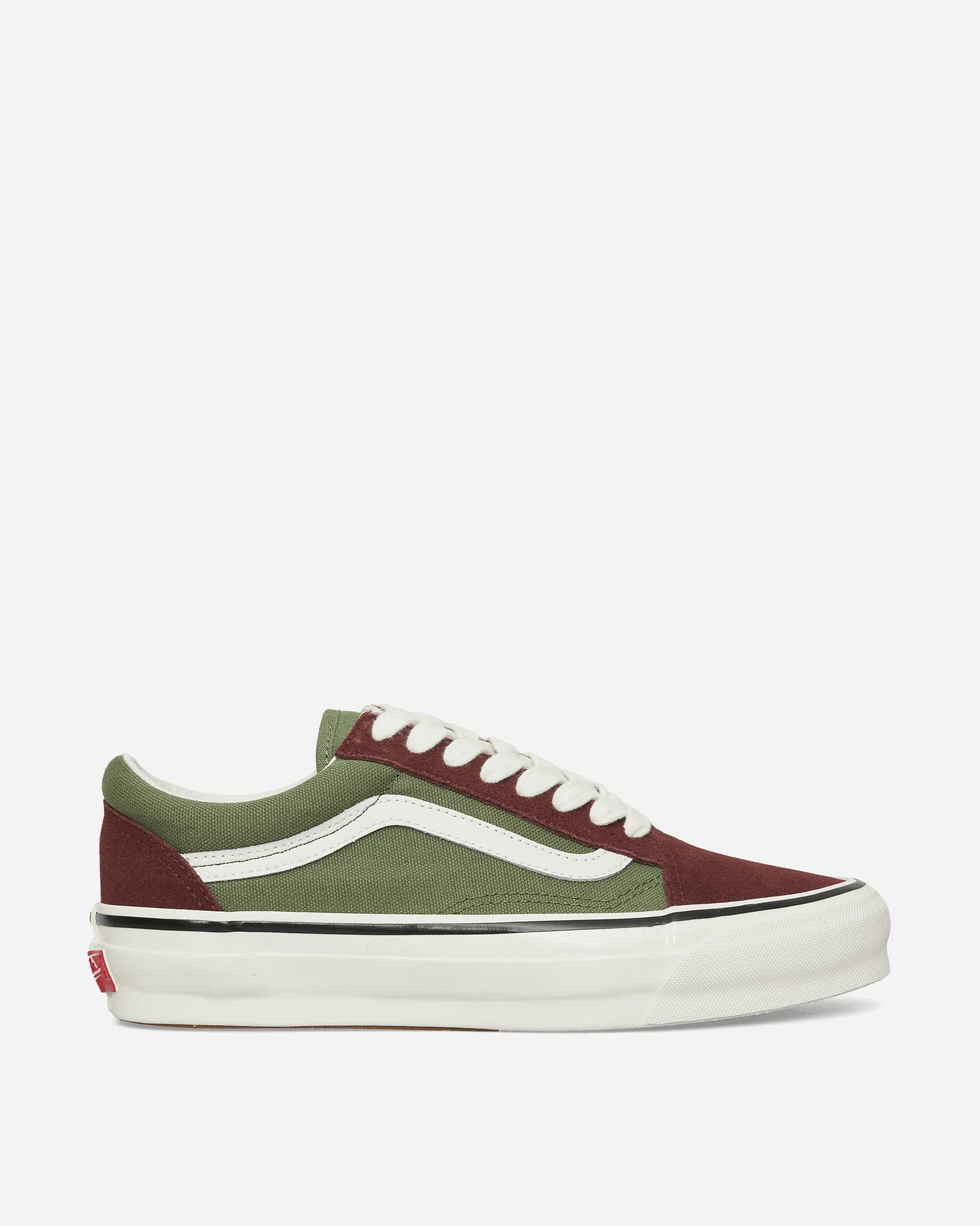 Comfortable Outsole Premium Old Skool Sneakers Brown / Green