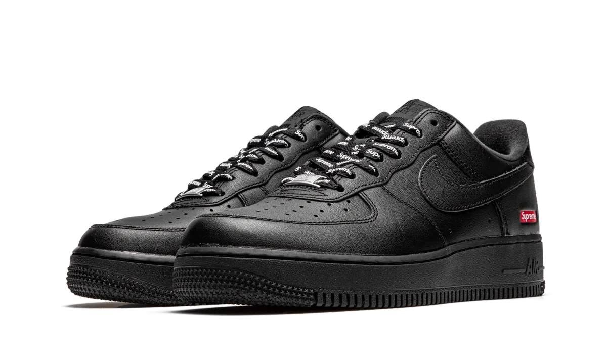 Air Force 1 Low "Supreme - Mini Box Logo Black" Responsive sole