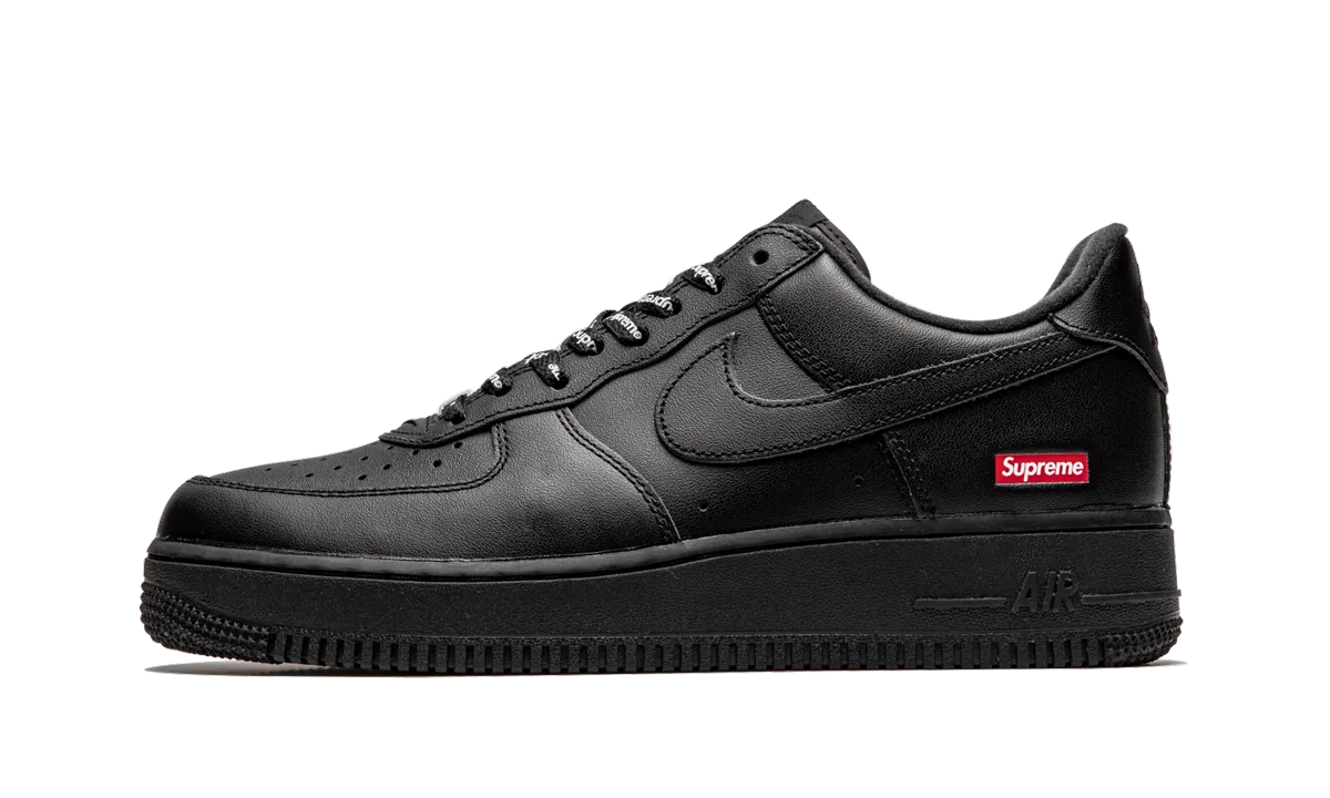 Ultimate Cushion Air Force 1 Low "Supreme - Mini Box Logo Black"