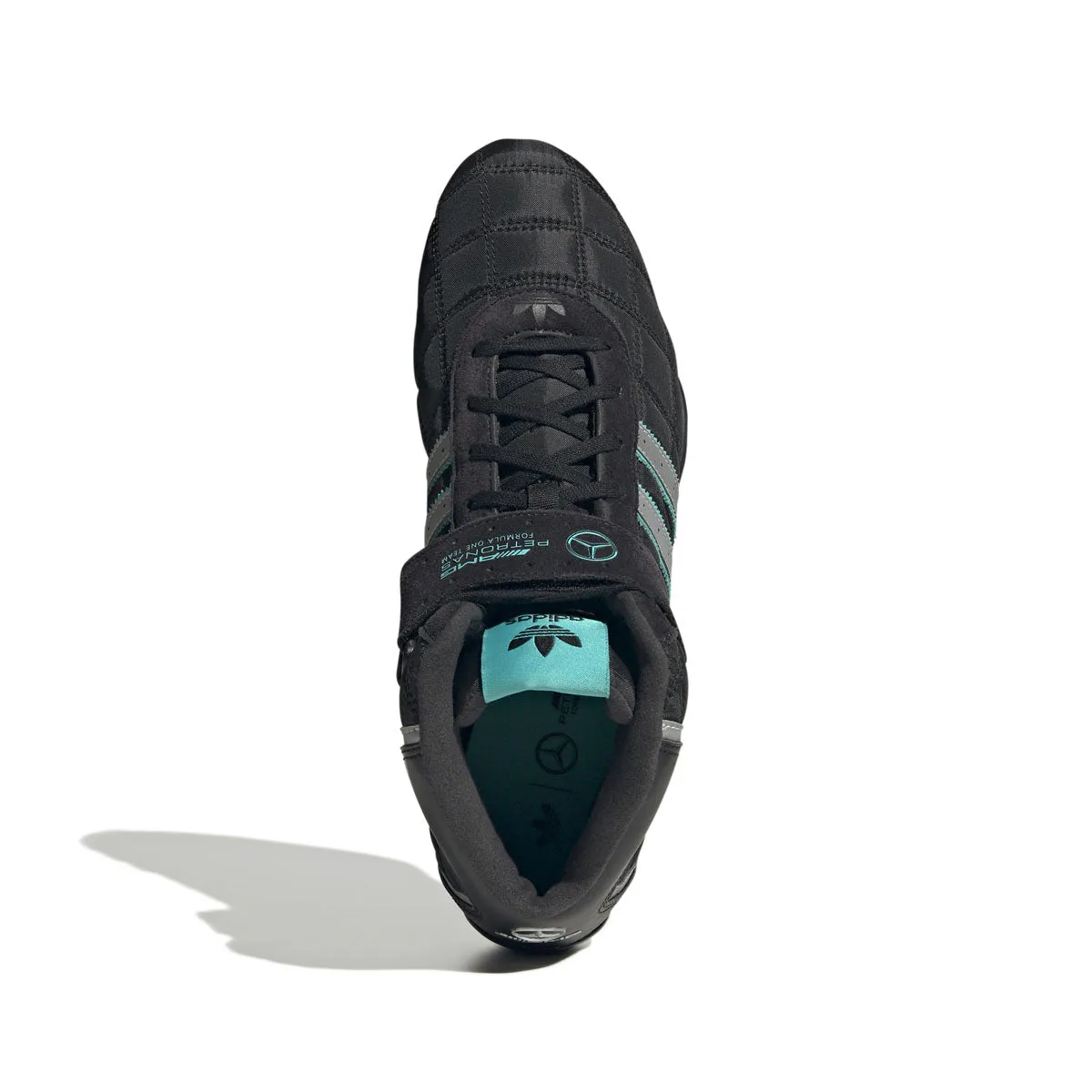 Trend-setting silhouette Slim flair   Mercedes AMG Petronas F1 Team adiracer Hi 'Black Silver Metalic'