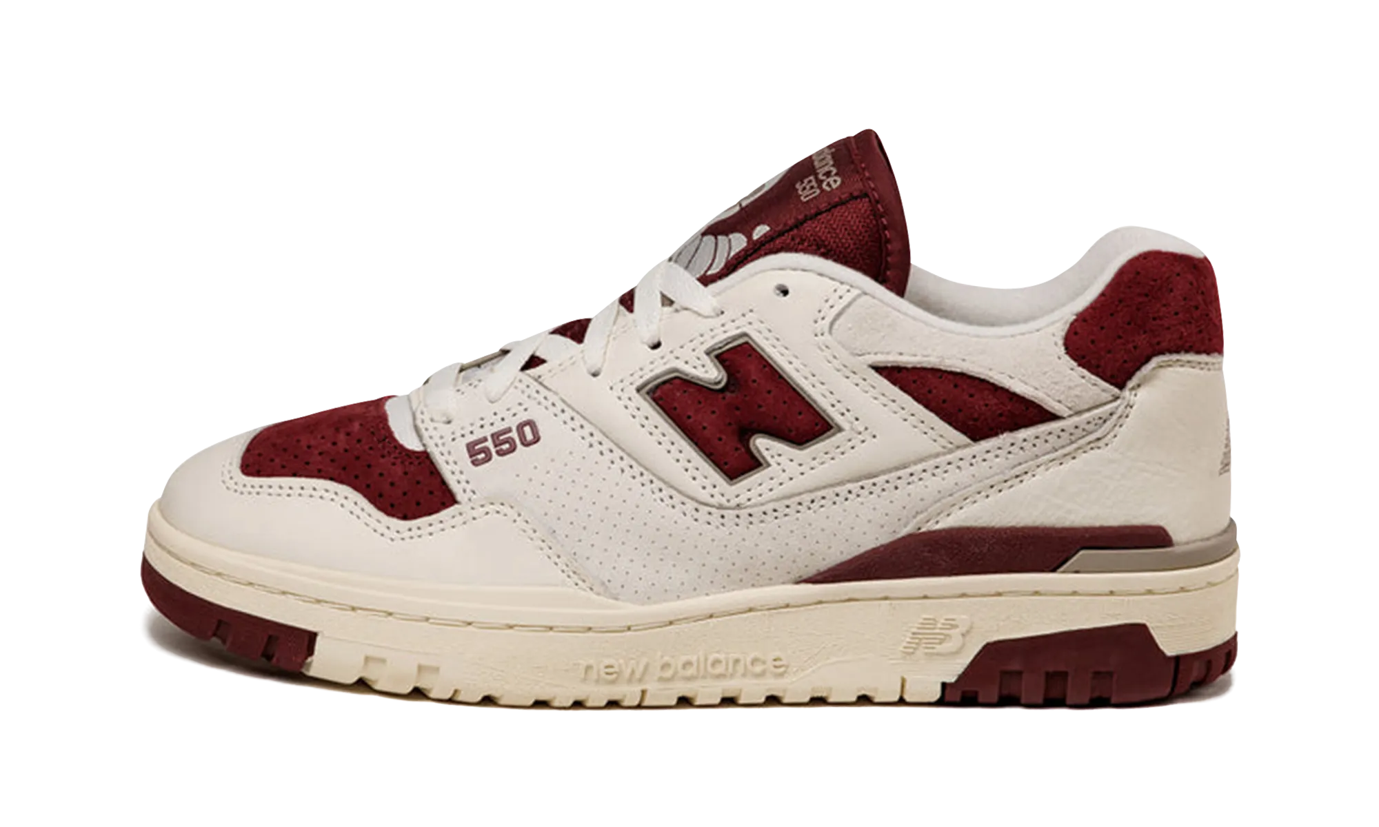 Light Color 550 "Sea Salt/Burgundy"
