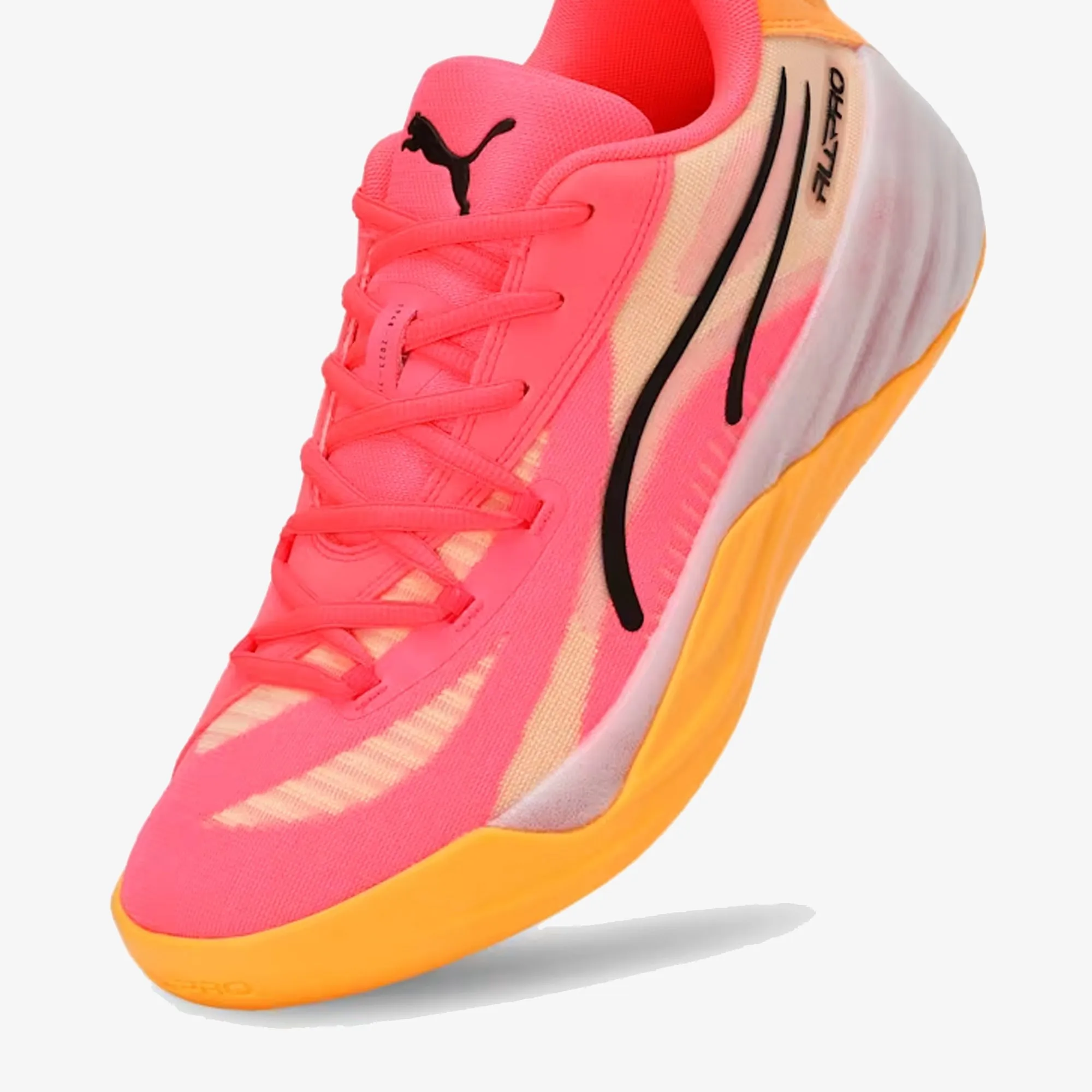 Fast Track Step Ready Puma | ALL PRO NITRO { SUNSET GLOW-SUN STREAM/BLACK